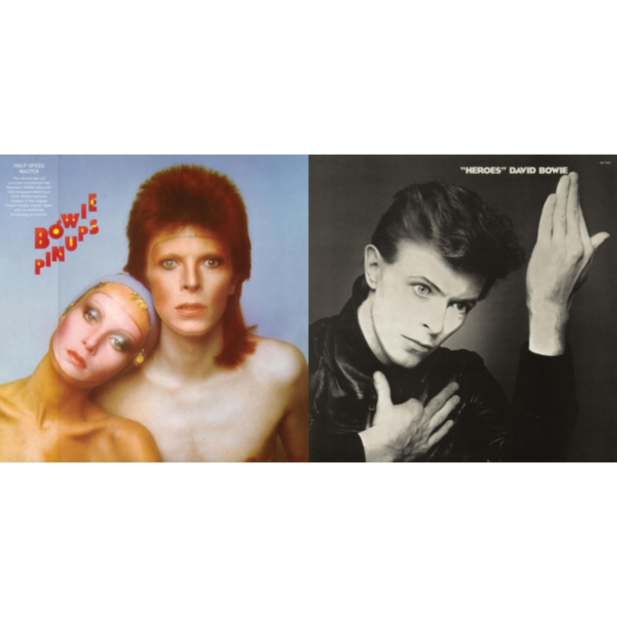 This is a 2 LP Vinyl SKU bundle.
1.This LP Vinyl is brand new.Format: LP VinylMusic Style: Art RockThis item's title is: Heroes (2017 Remaster)Artist: David BowieLabel: RHINO/PARLOPHONEBarcode: 190295842840Release Date: 2/23/2018
2.This LP Vinyl is brand new.