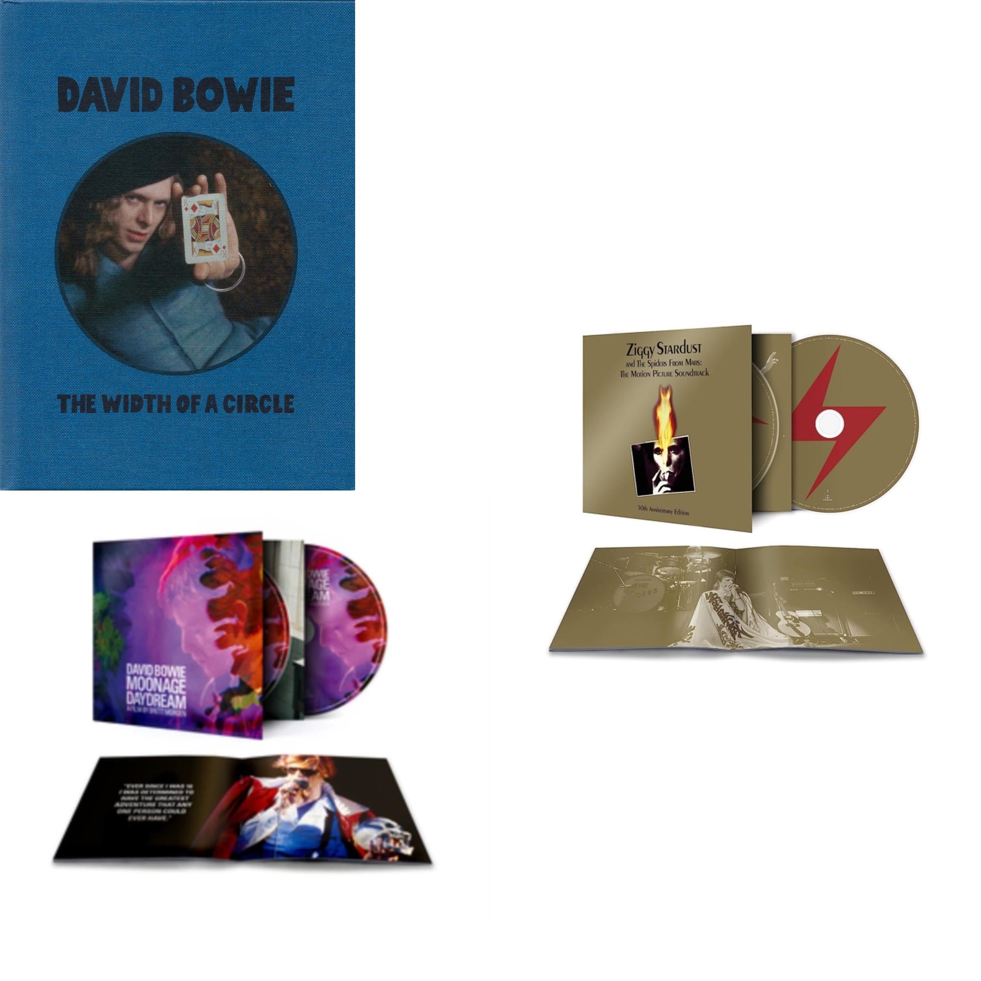 Width Of A Circle (2CD) & Moonage Daydream - Music From The Film (2CD) & Ziggy Stardust & The Spiders From Mars: The Motion Picture (50Th Anniversary Edition)