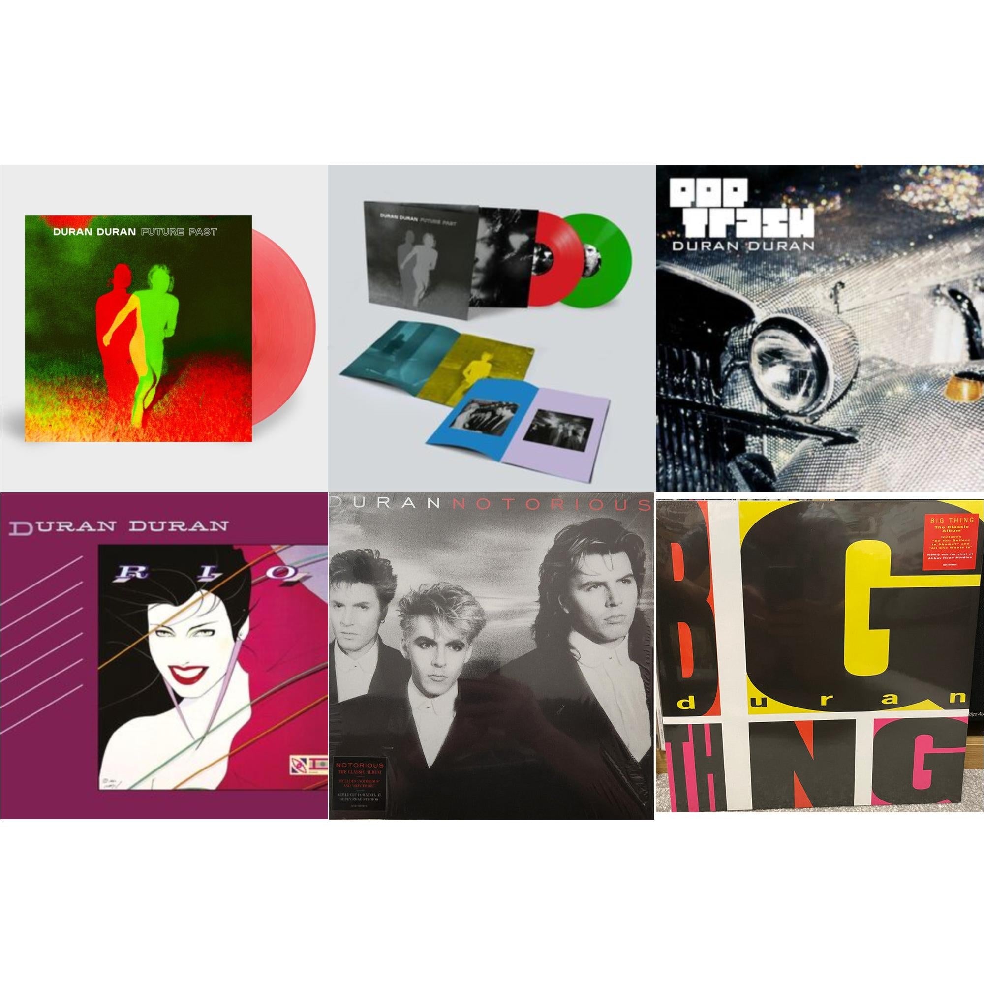 Future Past (Transparent Red LP Vinyl) (I) & Future Past (Complete Edition/2LP) & Pop Trash (2LP) & Rio (2009 Remaster) & Notorious (2010 Remaster) & Big Thing (2010 Remaster)