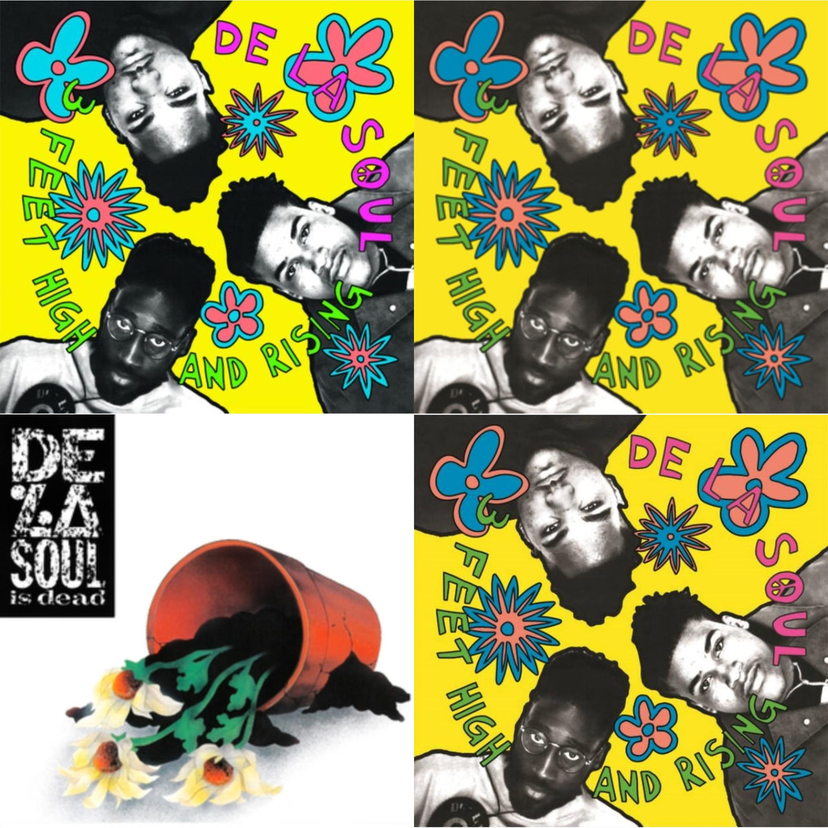 This is a 4 LP Vinyl SKU bundle.
1.This LP Vinyl is brand new.Format: LP VinylMusic Style: ConsciousThis item's title is: 3 Feet High & Rising (2LP/Yellow Vinyl)Artist: De La SoulLabel: CHRYSALISBarcode: 810098502580Release Date: 3/3/2023
2.This LP Vinyl is brand new.