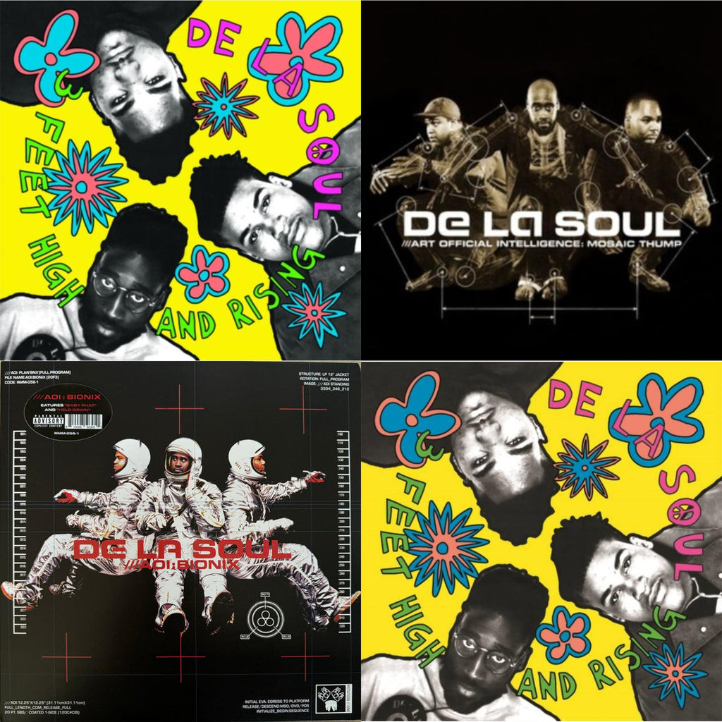 3 Feet High & Rising (2LP/Yellow Vinyl) & Art Official Intelligence: Mosaic Thump (Remaster) & Aoi: Bionix (Remaster/2LP) & 3 Feet High & Rising (Magenta Vinyl/2LP)