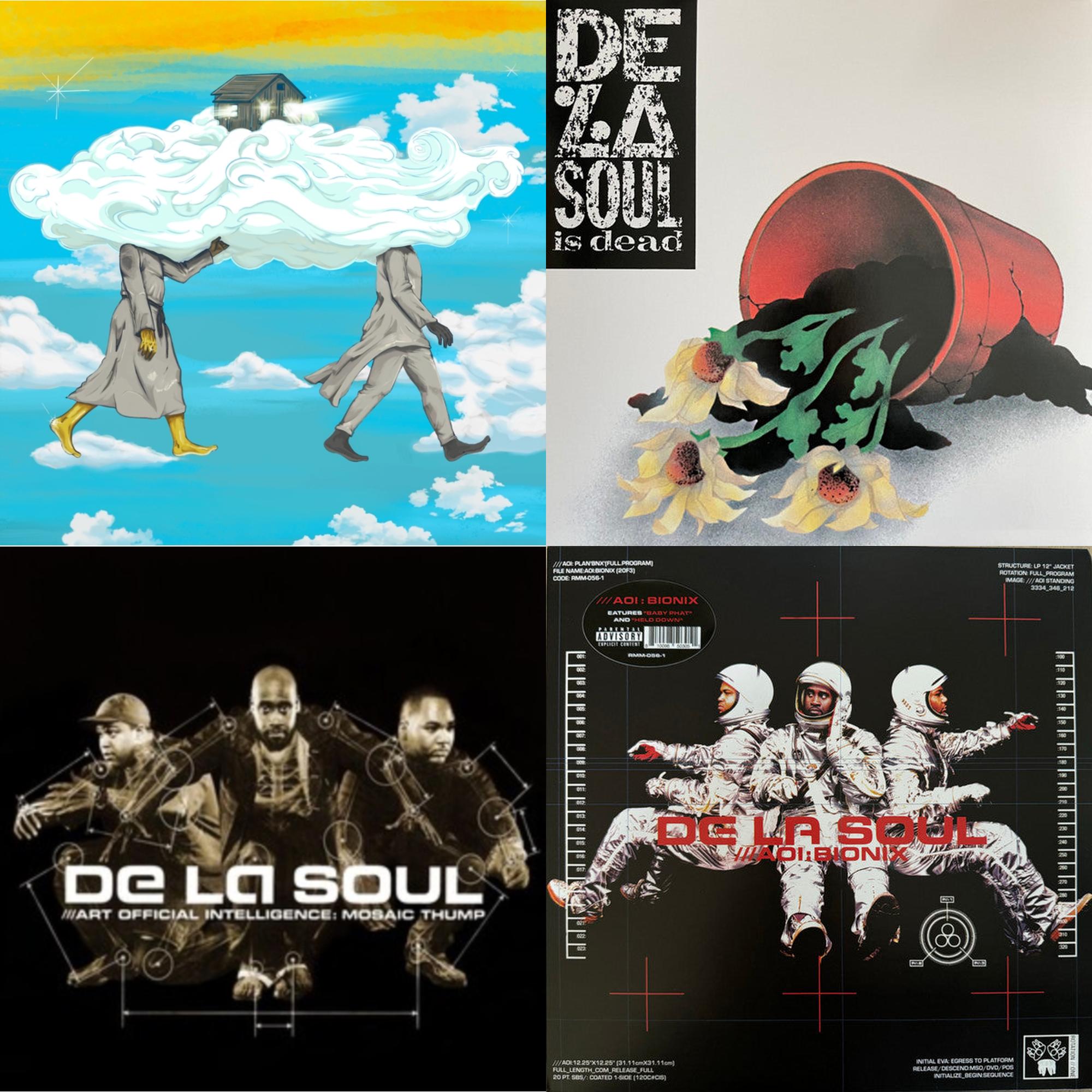Cabin In The Sky (Opaque Sky Blue LP Vinyl) & De La Soul Is Dead (2LP) & Art Official Intelligence: Mosaic Thump (Remaster) & Aoi: Bionix (Remaster/2LP)