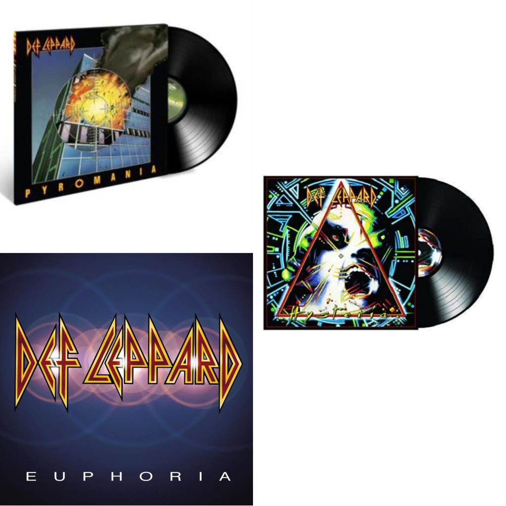 Hysteria (2 LP) & Pyromania & Euphoria (2LP)