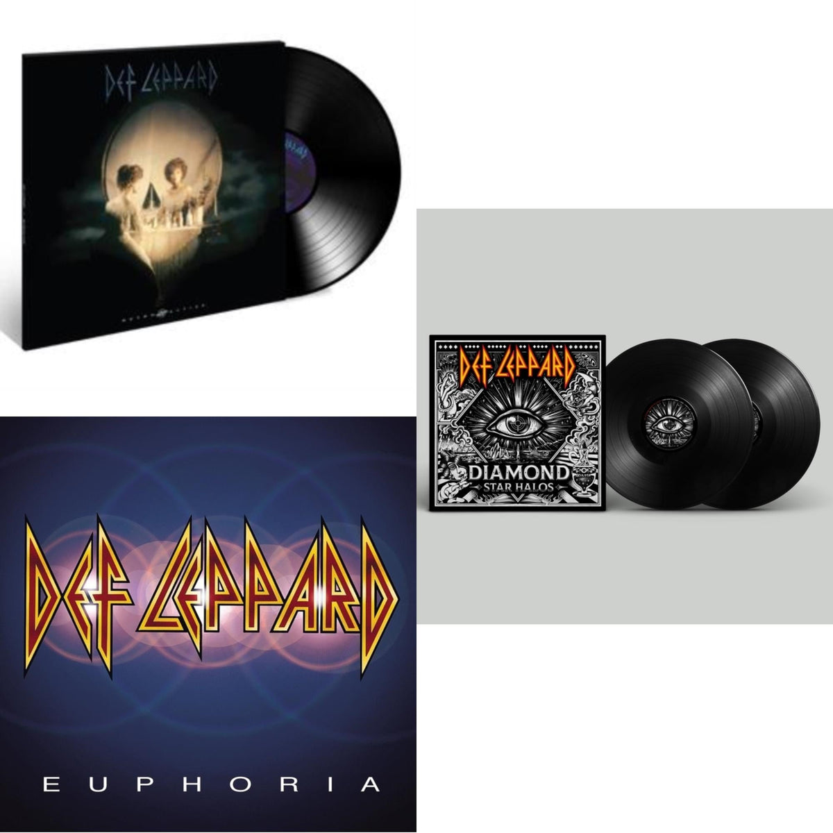 Diamond Star Halos (2LP) & Retro Active (2LP) & Euphoria (2LP)