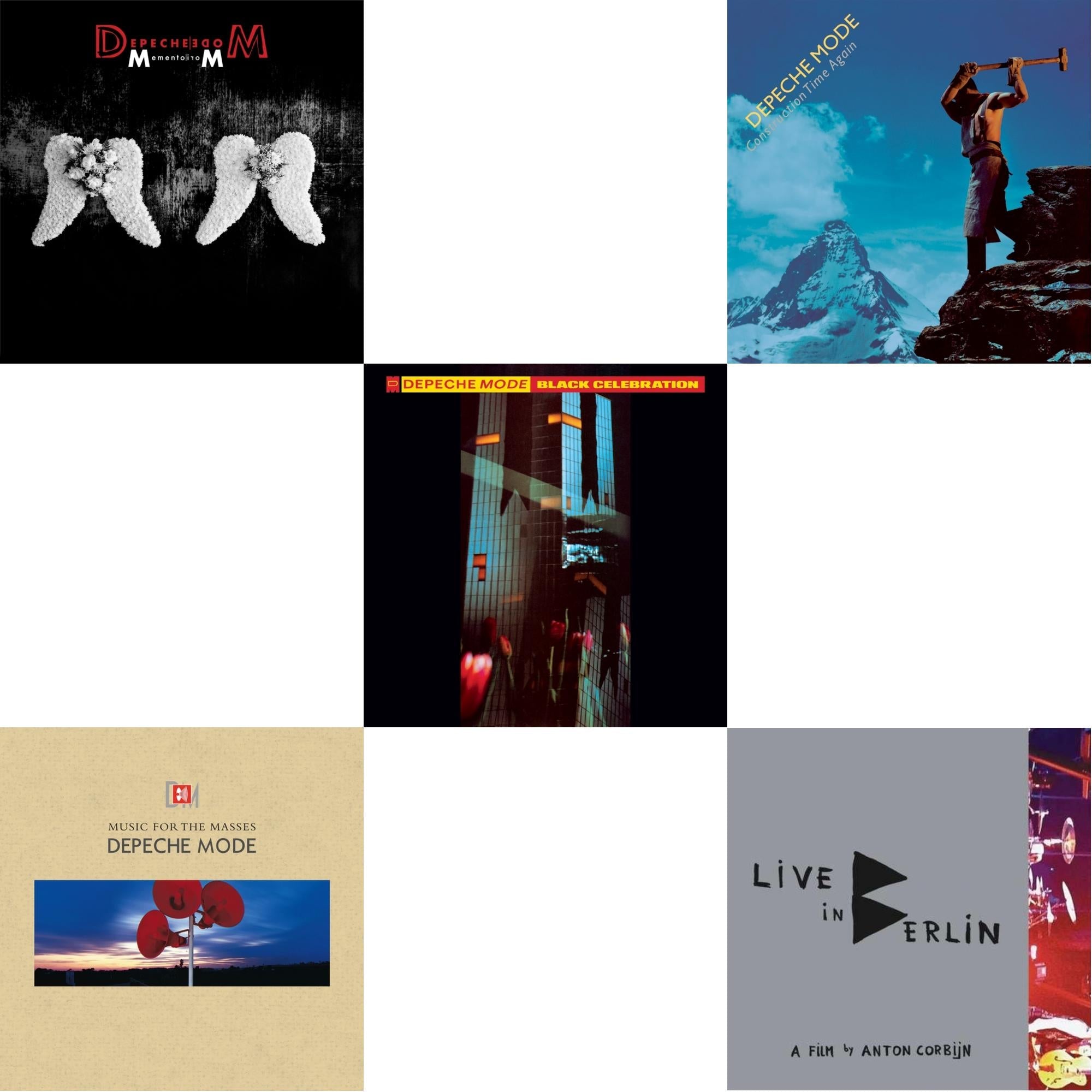 Memento Mori (Booklet) & Music For The Masses & Black Celebration & Construction Time Again & Live In Berlin