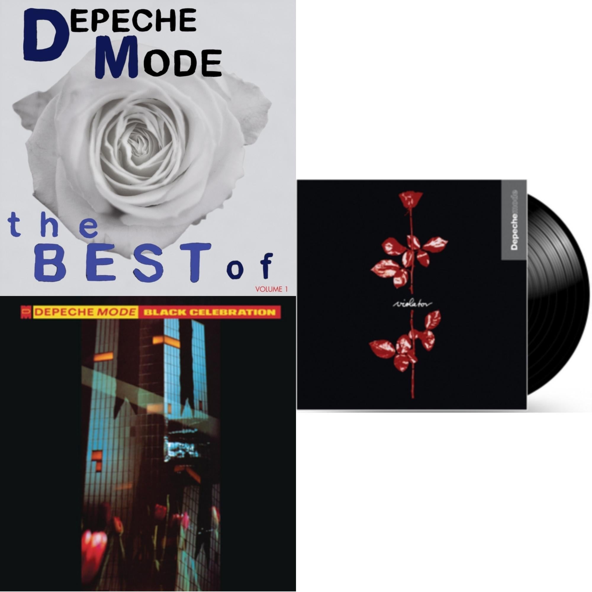 Best Of Depeche Mode Vol. 1 (3LP) & Black Celebration (180G) & Violator (180G)