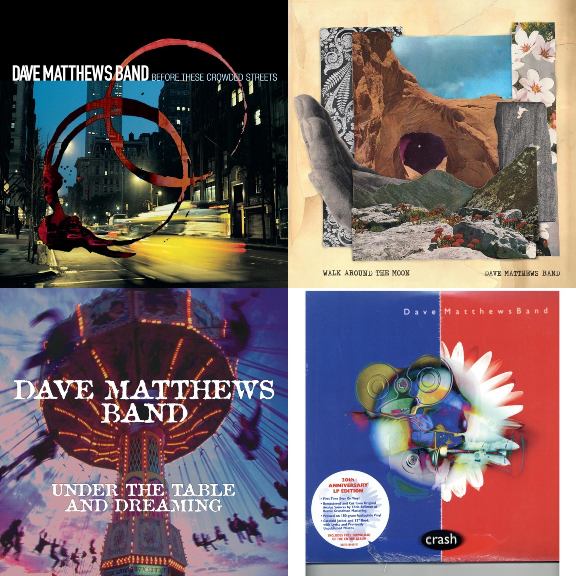 Before These Crowded Streets (2LP) & Walk Around The Moon & Under The Table And Dreaming (2 LP/150G/Dl Code) & Crash Anniversary Edition (2LP/180G/Dl Card/Deluxe LP/Gatefold)