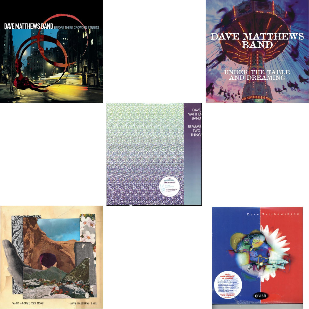 Before These Crowded Streets (2LP) & Walk Around The Moon & Remember Two Things (2LP/180G/Dl Card) & Under The Table And Dreaming (2 LP/150G/Dl Code) & Crash Anniversary Edition (2LP/180G/Dl Card/Deluxe LP/Gatefold)