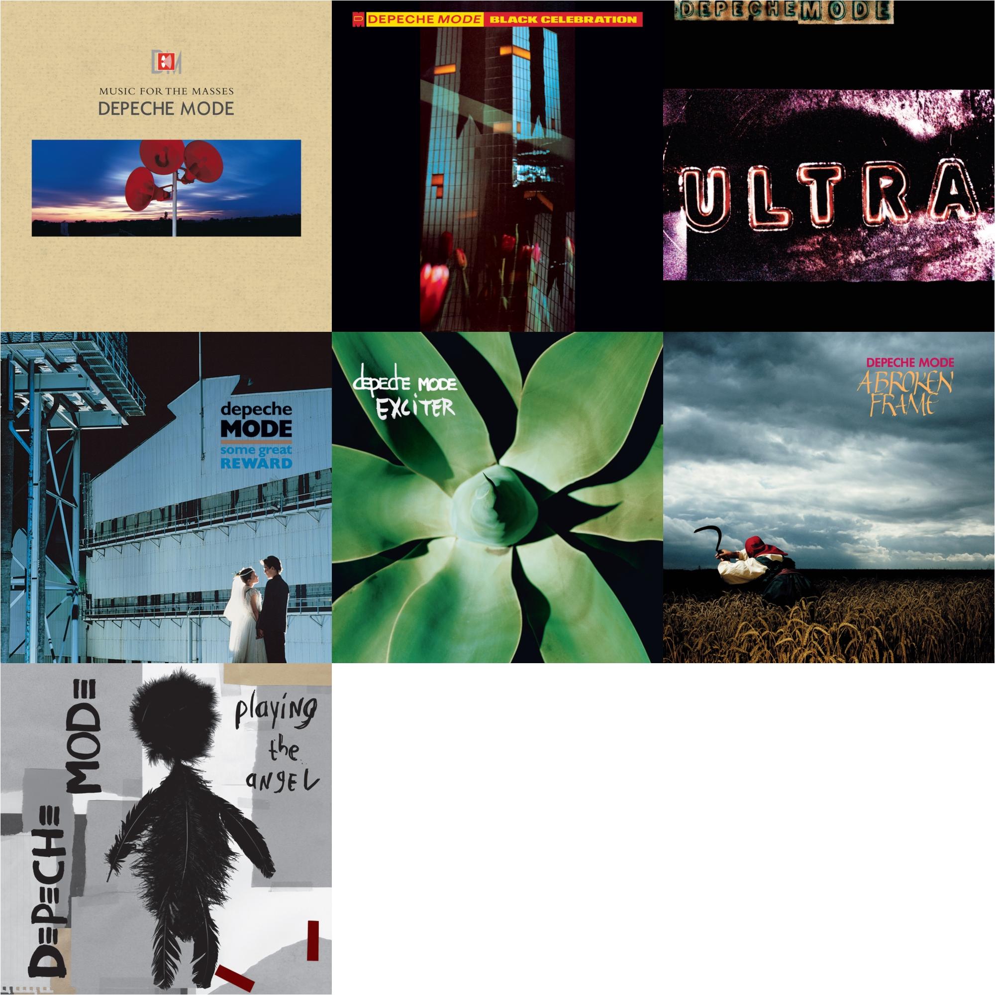 Music For The Masses & Black Celebration & Ultra & Some Great Reward & Exciter & Broken Frame & Playing The Angel