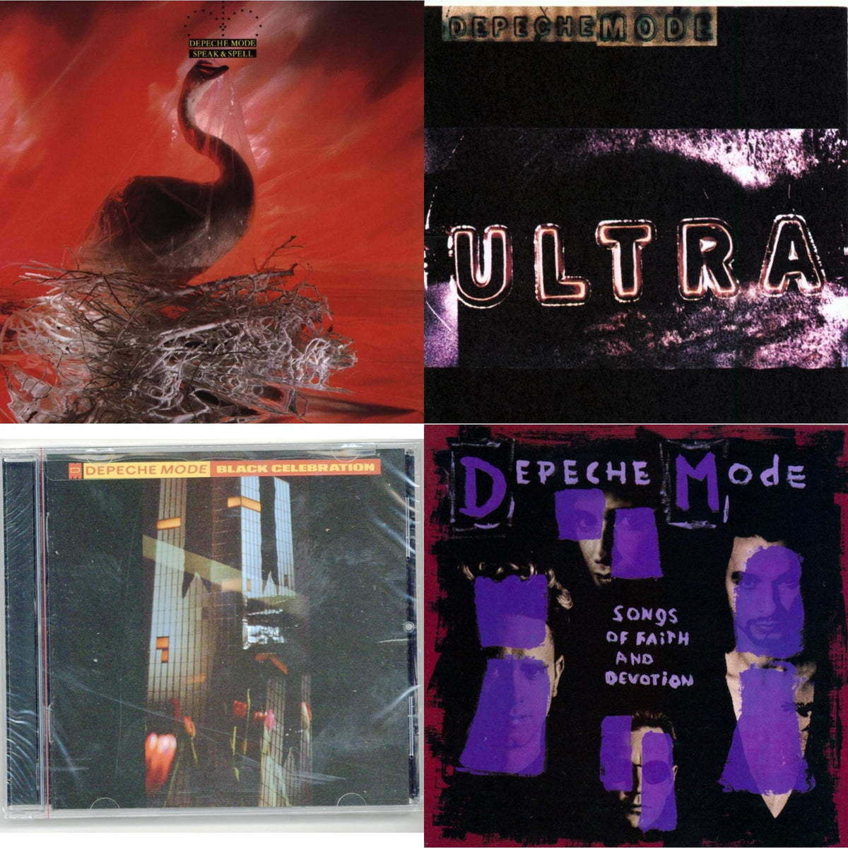 This is a 4 CD SKU bundle.
1.This CD is brand new.Format: CDMusic Style: Synth-popThis item's title is: Speak & SpellArtist: Depeche ModeLabel: RHINO/WARNER BROS.Barcode: 081227934637Release Date: 5/19/2017
2.This CD is brand new.