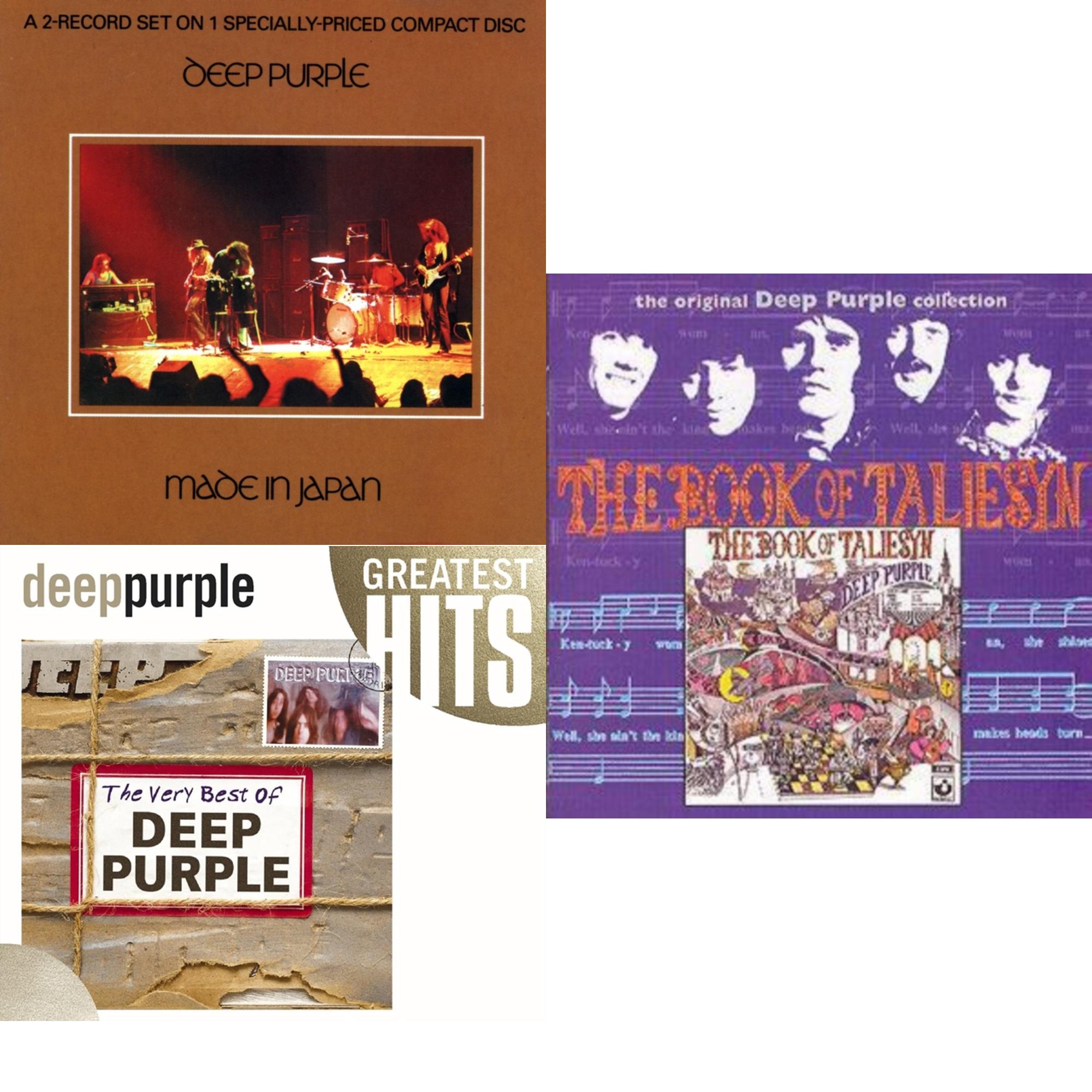 Made In Japan & Very Best Of Deep Purple & Book Of Taliesyn