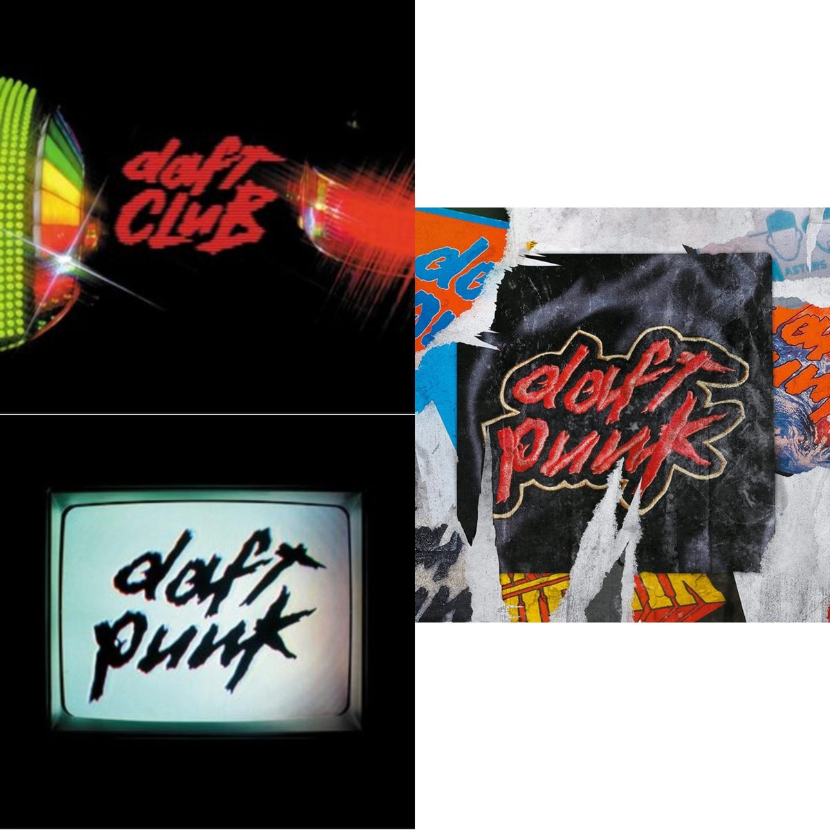 Daft Club (2LP) & Human After All (2LP) & Homework (Limited/2LP)