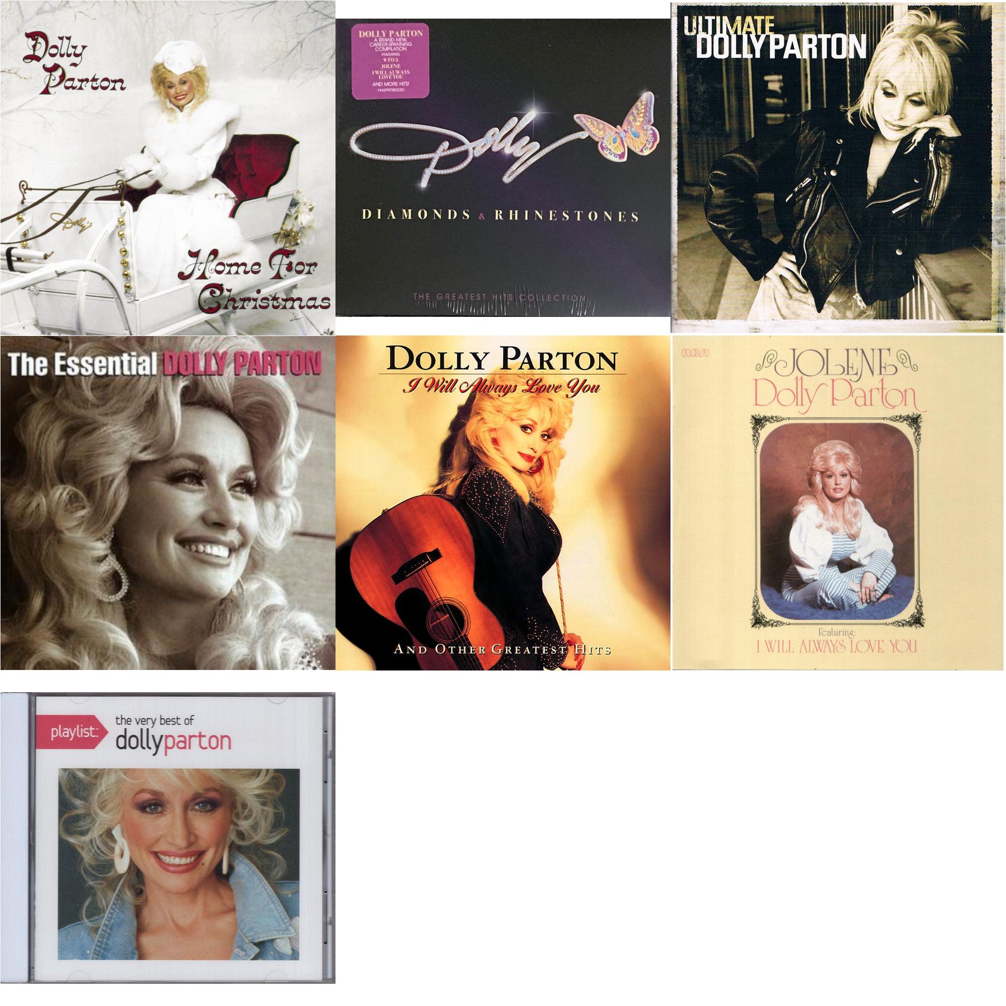 Home For Christmas & Diamonds & Rhinestones: The Greatest Hits Collection & Ultimate Dolly Parton & Essential Dolly Parton & I Will Always Love You & Other Great Hits & Jolene & Playlist: Very Best Of Dolly Parton