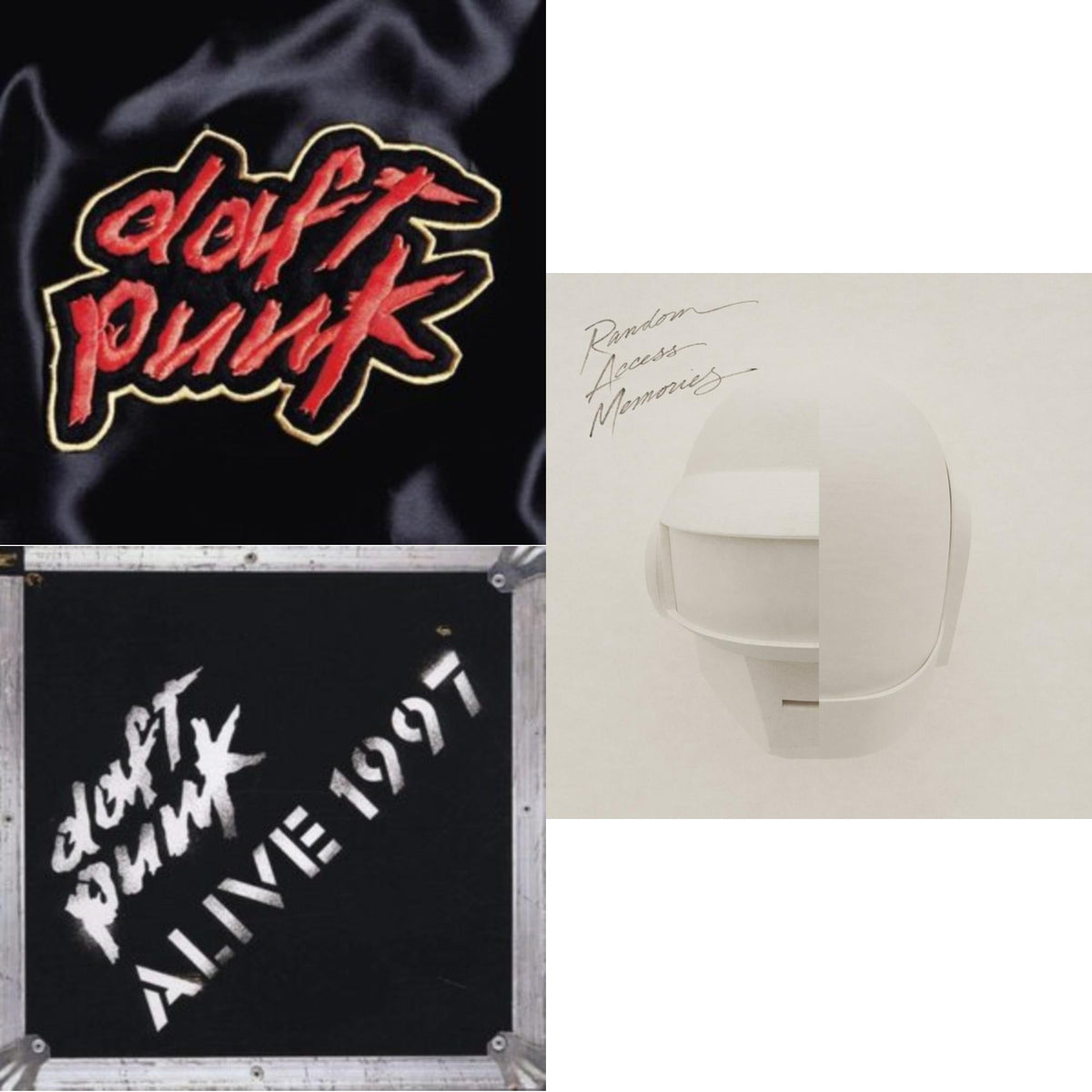 Homework & Alive 1997 & Random Access Memories (Drumless Edition) (2LP/180G)