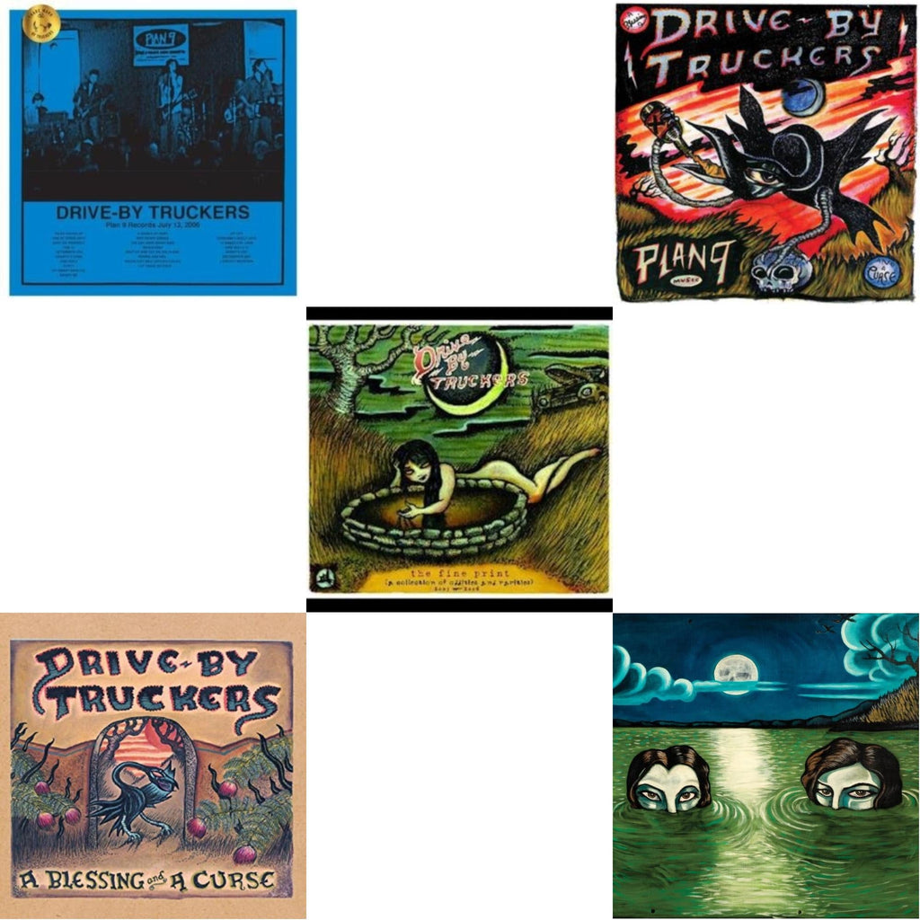 Drive-By Truckers - Plan 9 Records July 13, 2006 (3LP) & Blessing & A Curse (Clear With Purple Splatter LP Vinyl/Limited Edition/180G) & Fine Print (Clear With Green Splatter Vinyl/Limited Edition/2LP/180G) & Plan 9 Records July 13, 2006 (3LP) &