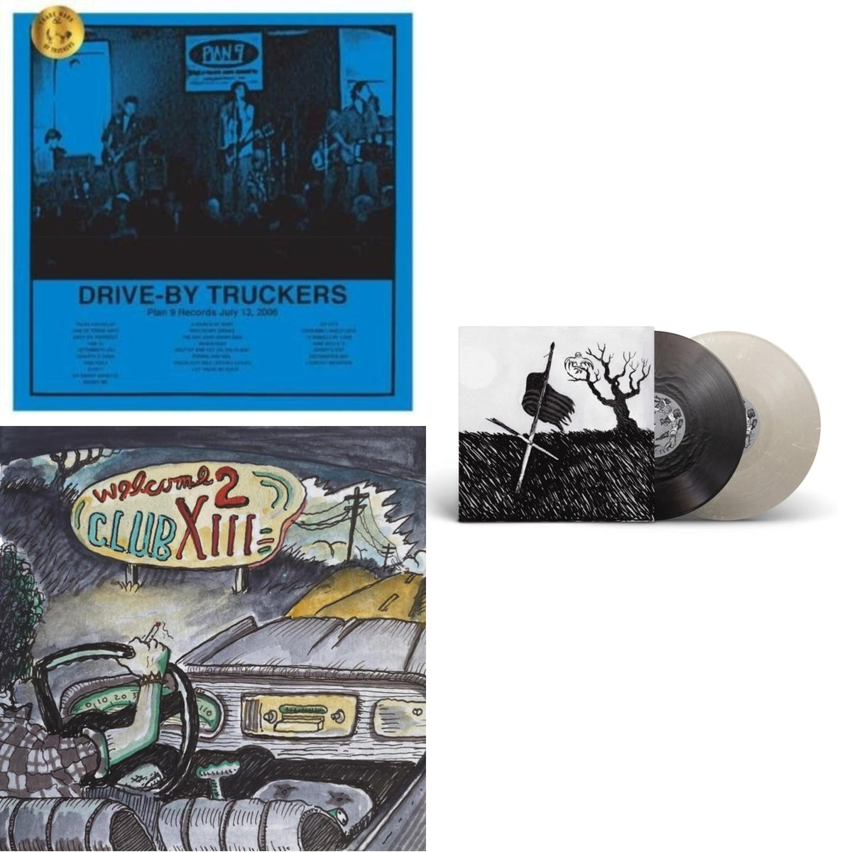 Plan 9 Records July 13, 2006 (3LP) & Welcome 2 Club Xiii & American Band (Deluxe Edition) (Shadow Wave/Frosted Silver Vinyl/2LP)