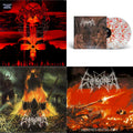 This is a 4 LP Vinyl SKU bundle.
1.This LP Vinyl is brand new.Format: LP VinylMusic Style: Black MetalThis item's title is: Apocolypse Manifesto (Clear LP Vinyl With Red/Orange/Grey Splatter LP Vinyl)Artist: EnthronedLabel: BACK ON BLACKBarcode: 803341519572Release Date: 8/27/2021
2.