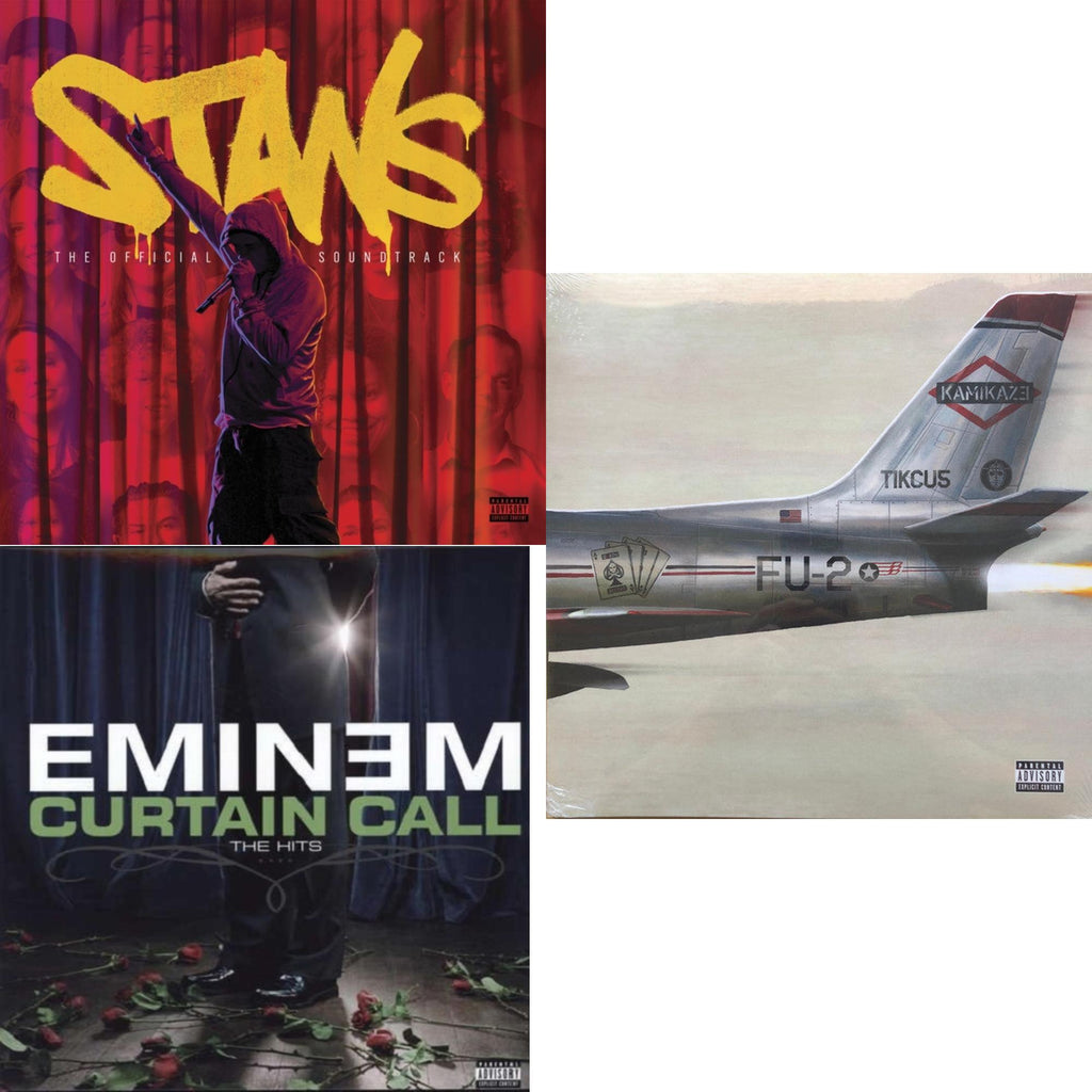 Stans Ost (X) (Ink Bleed Vinyl/2LP) & Curtain Call: Hits & Kamikaze (Opaque Olive Green LP Vinyl/Gatefold Jacket)