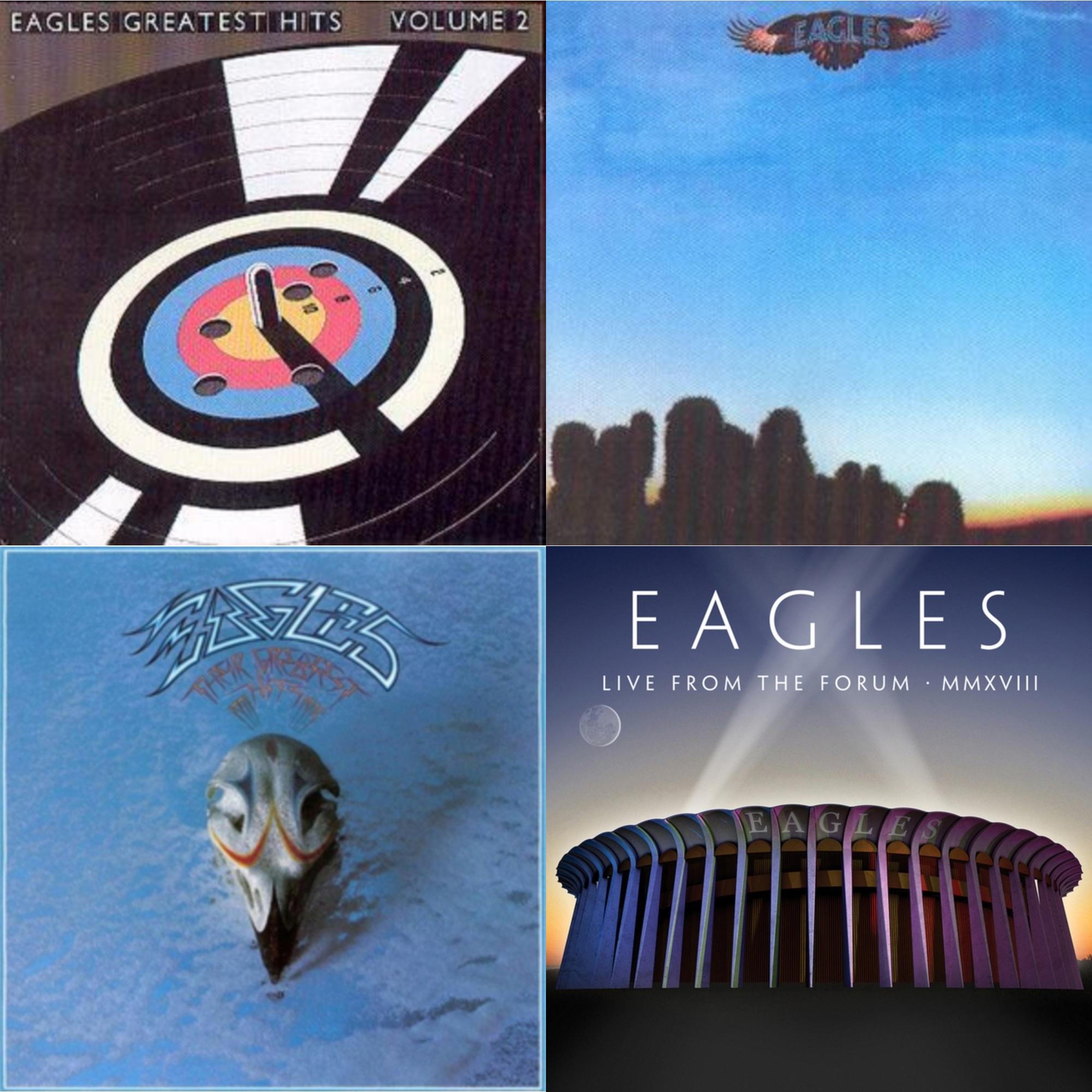 Greatest Hits Vol.2 & Eagles & Their Greatest Hits Vol.1 & 2 (2CD) & Live From The Forum Mmxviii