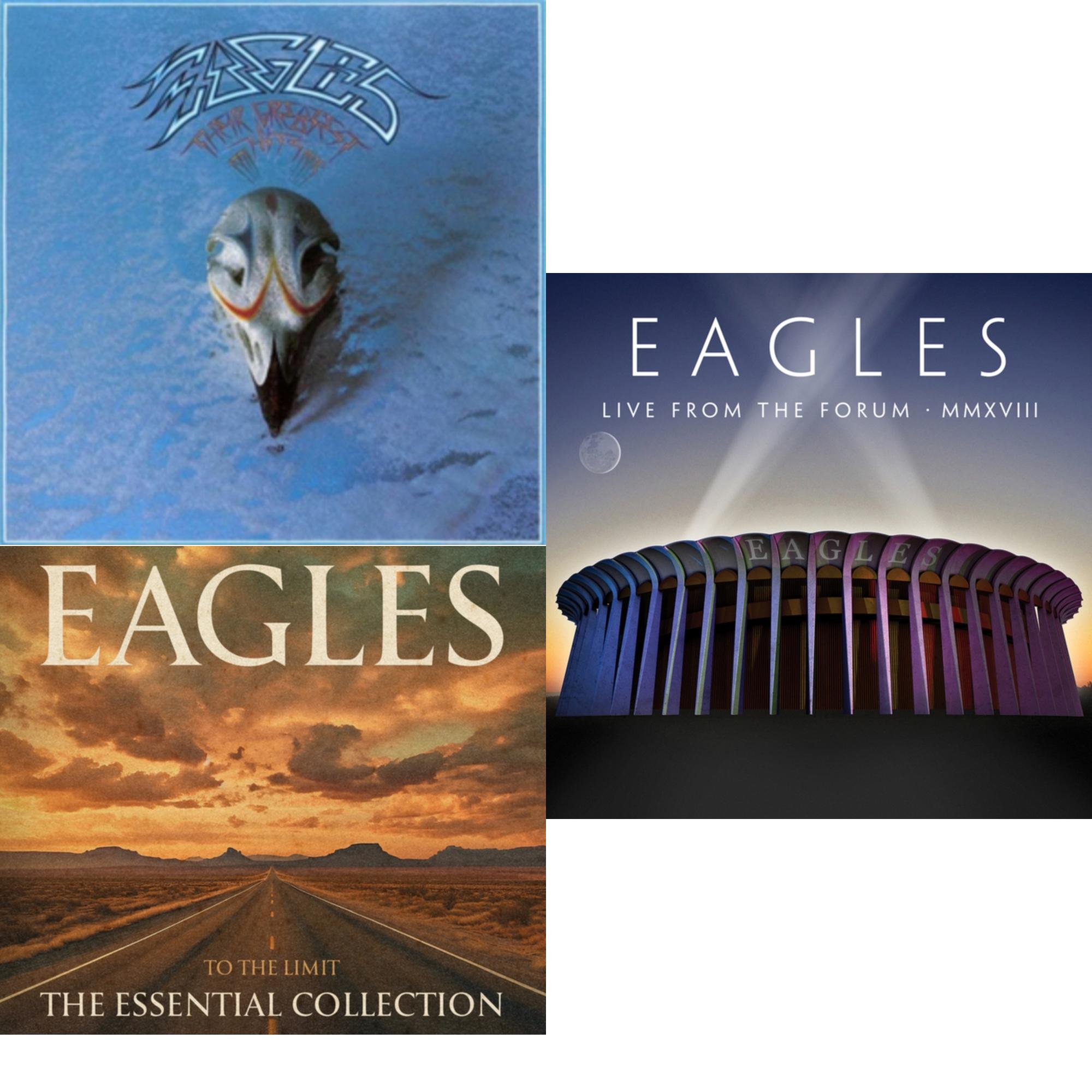 Their Greatest Hits Vol.1 & 2 (2CD) & To The Limit: The Essential Collection (3CD) & Live From The Forum Mmxviii