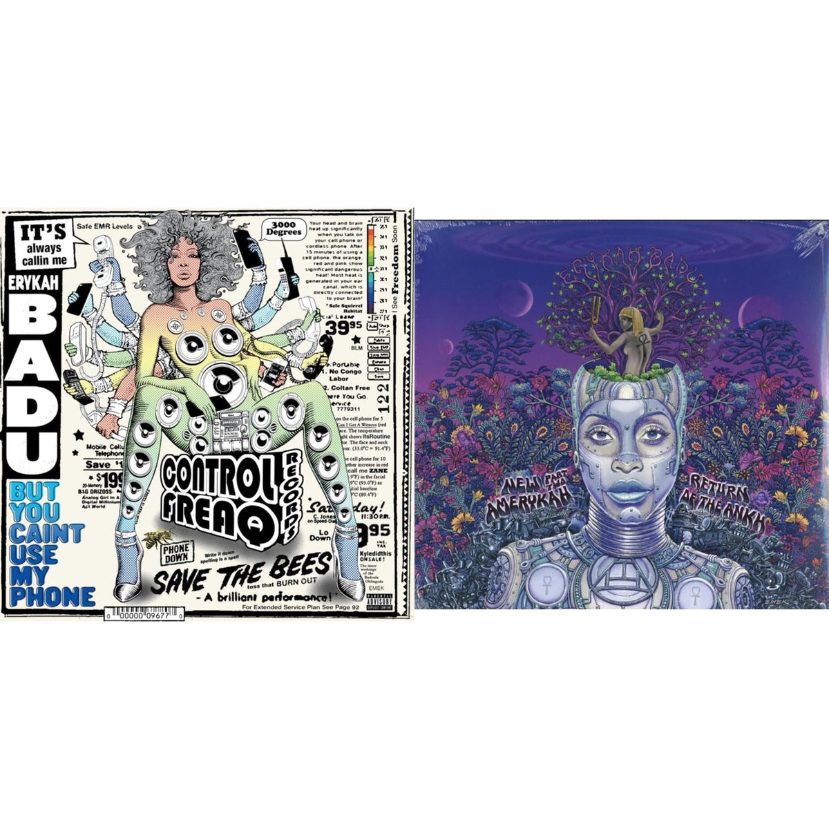 But You Caint Use My Phone (Purple LP Vinyl) & New Amerykah Part 2: Return Of Ankh