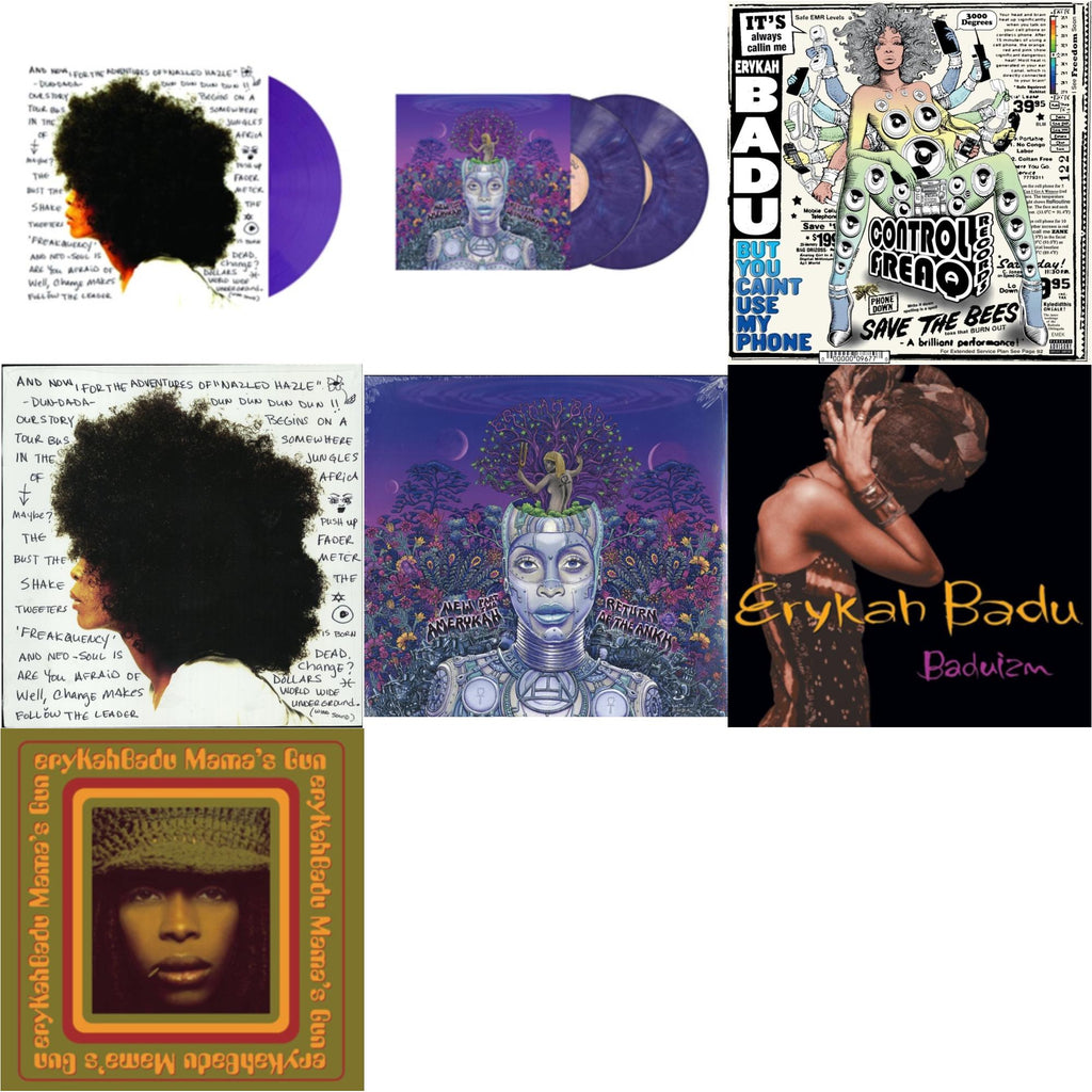 Worldwide Underground (Purple LP Vinyl) & New Amerykah Part Two (Return Of The Ankh) (Violet Vinyl/2LP) & But You Caint Use My Phone (Purple LP Vinyl) & Worldwide Underground & New Amerykah Part 2: Return Of Ankh & Baduizm & Mama's Gun