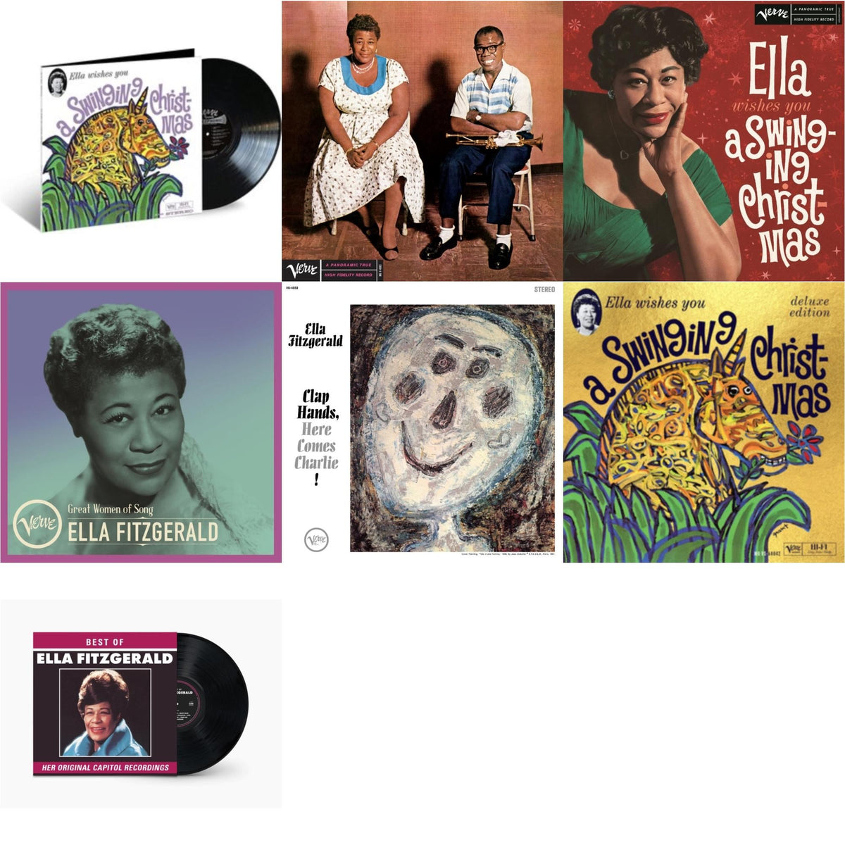 Ella Wishes You A Swinging Christmas (Verve Acoustic Sounds Series) & Ella & Louis (Verve Acoustic Sounds Series) & Ella Wishes You A Swinging Christmas (Ruby Red LP Vinyl) & Great Women Of Song: Ella Fitzgerald