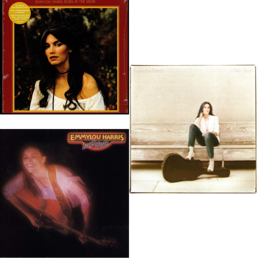 This is a 3 LP Vinyl SKU bundle.
1.This LP Vinyl is brand new.Format: LP VinylMusic Style: Folk RockThis item's title is: Roses In The SnowArtist: Emmylou HarrisLabel: WARNER BROS.Barcode: 075597926798Release Date: 8/23/2019
2.This LP Vinyl is brand new.