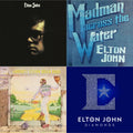 Elton John (Purple Splatter LP Vinyl/180G) & Madman Across The Water (Light Blue LP Vinyl/180G) & Goodbye Yellow Brick Road & Diamonds (2LP)