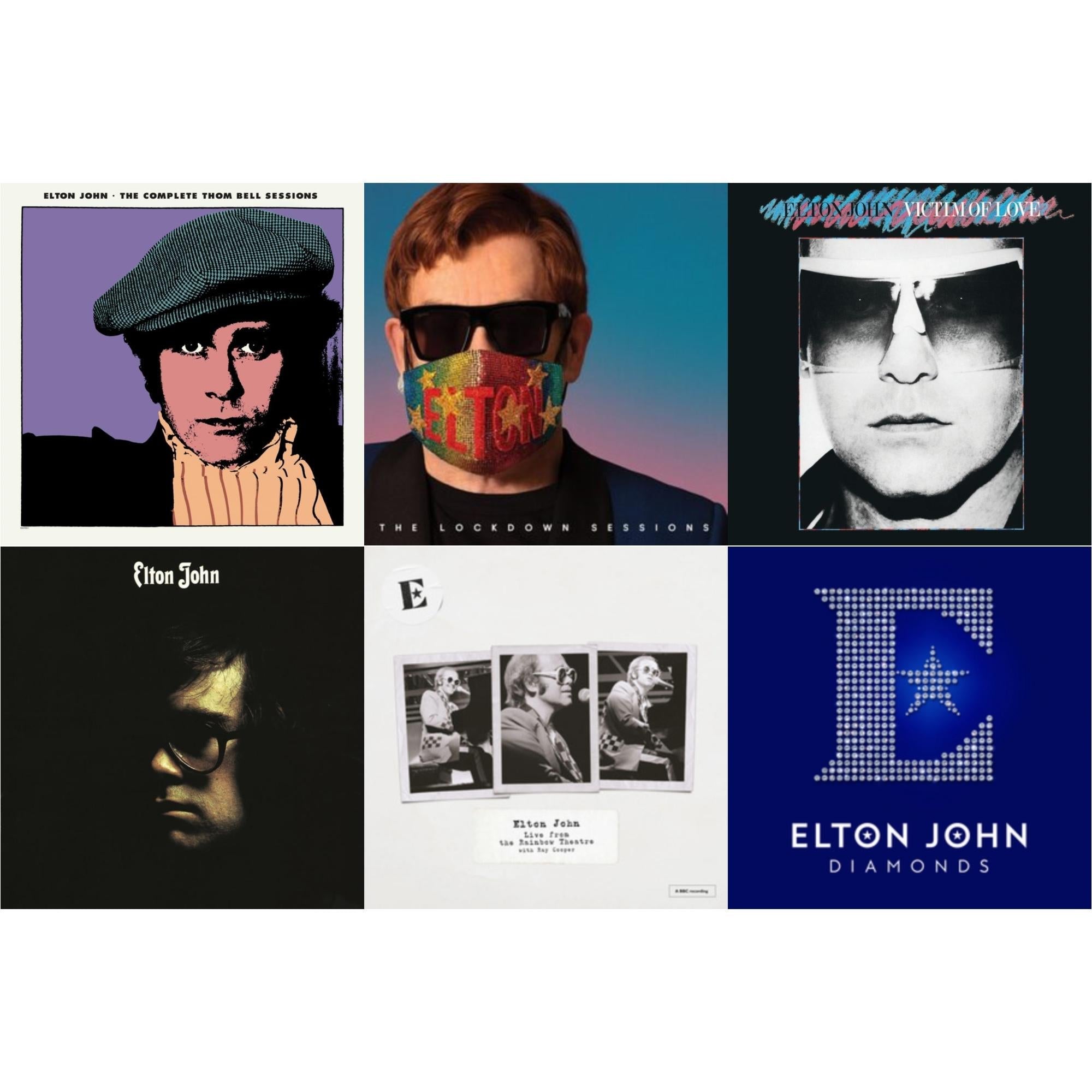 Complete Thom Bell Sessions (Ep) (180G/Purple LP Vinyl) & Lockdown Sessions (Blue Vinyl/2LP) (X) & Victim Of Love & Elton John (Purple Splatter LP Vinyl/180G) & Live At The Rainbow Theatre (180G) & Diamonds (2LP)