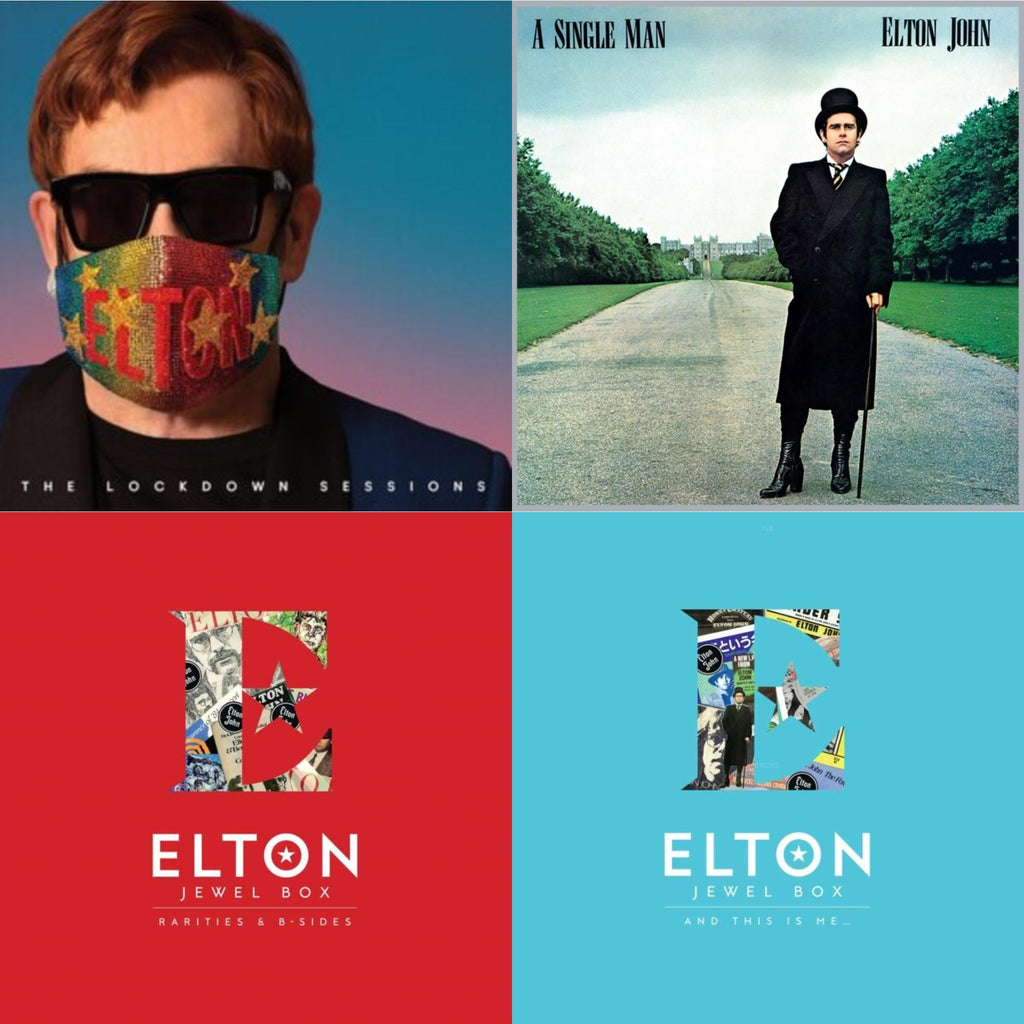 Lockdown Sessions (Blue Vinyl/2LP) (X) & Single Man & Jewel Box (3LP - Rarities & B-Sides) & Jewel Box (2LP - And This Is Me)