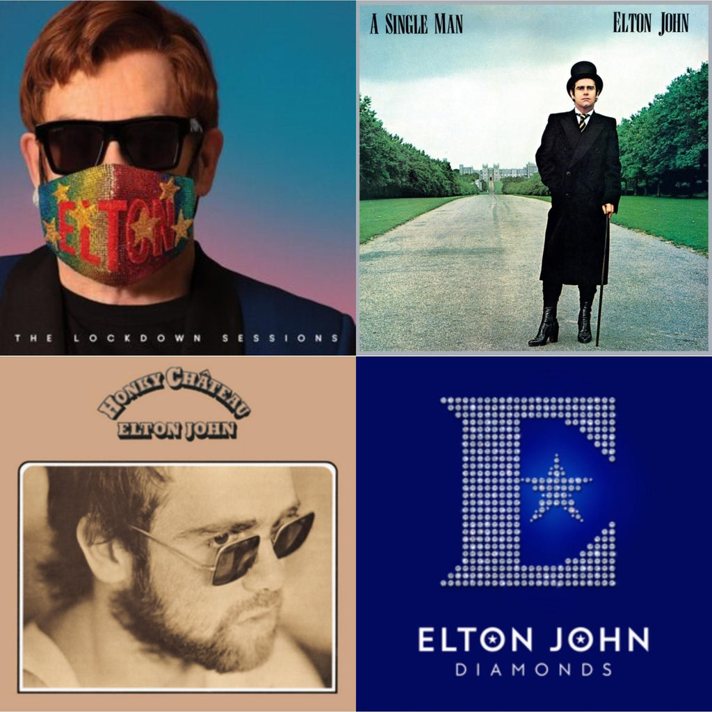 Lockdown Sessions (Blue Vinyl/2LP) (X) & Single Man & Honky Chateau & Diamonds (2LP)