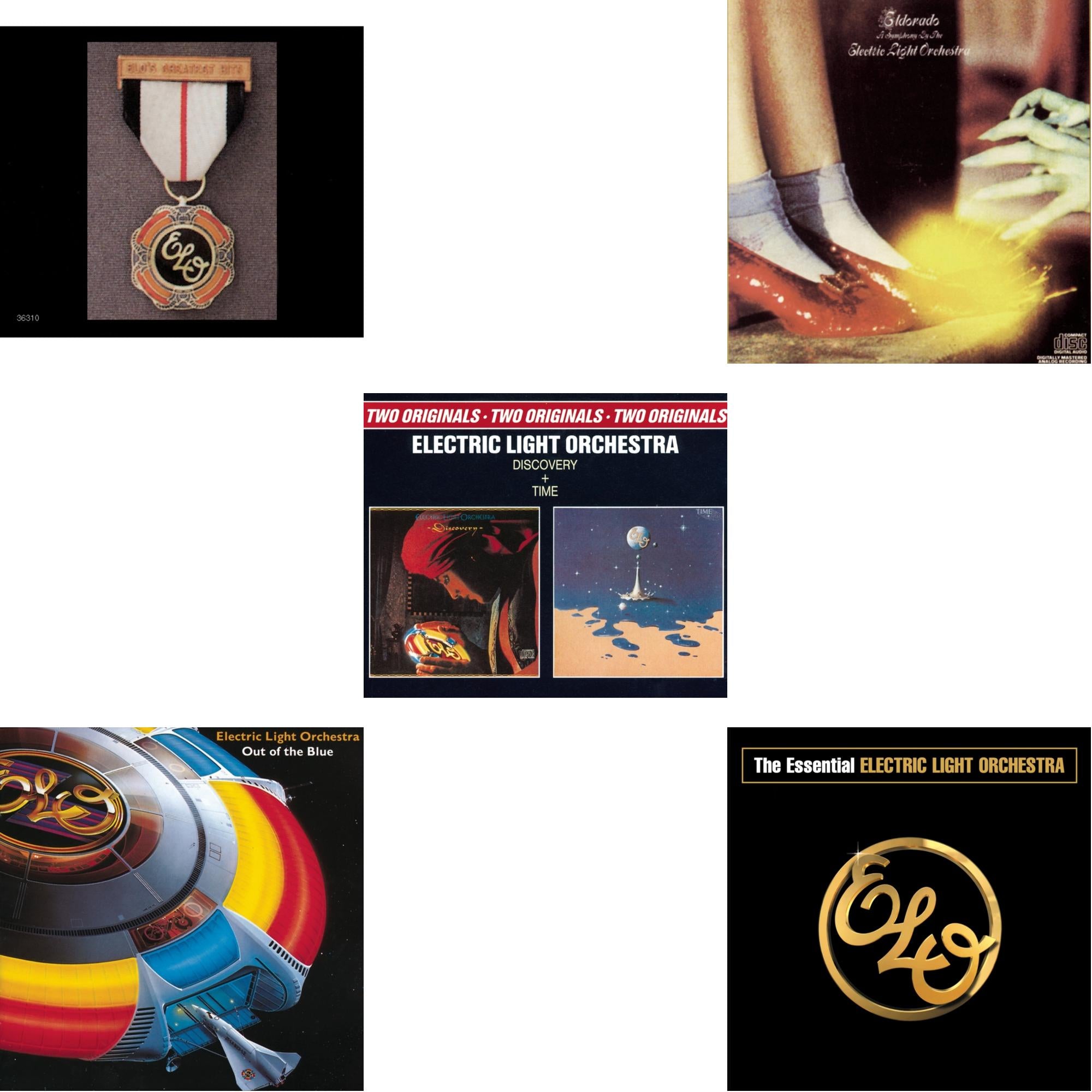 Greatest Hits & Out Of The Blue & Discovery & Eldorado & Essential Electric Light Orchestra