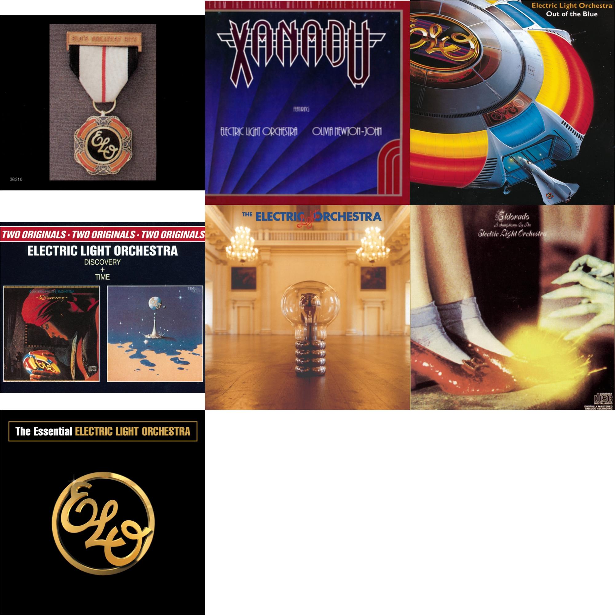 Greatest Hits & Xanadu - Original Motion Picture Soundtrack & Out Of The Blue & Discovery & No Answer & Eldorado & Essential Electric Light Orchestra