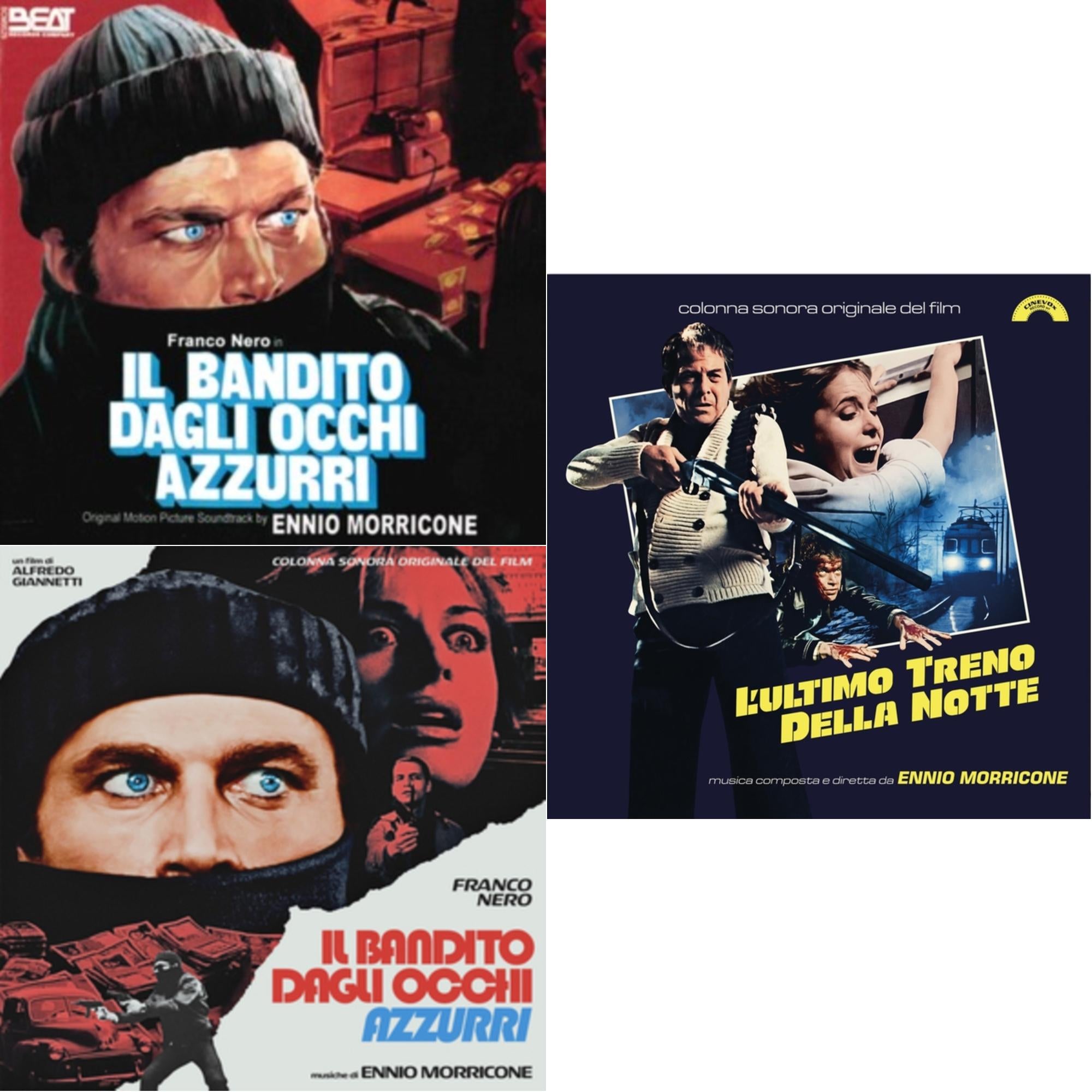 This is a 3 LP Vinyl SKU bundle.
1.This LP Vinyl is brand new.Format: LP VinylMusic Style: ScoreThis item's title is: Blue-Eyed Bandit (Il Bandito Dagli Occhi Azzurri) OstArtist: Ennio MorriconeLabel: VERVEBarcode: 602438537174Release Date: 9/17/2021
2.This LP Vinyl is brand new.