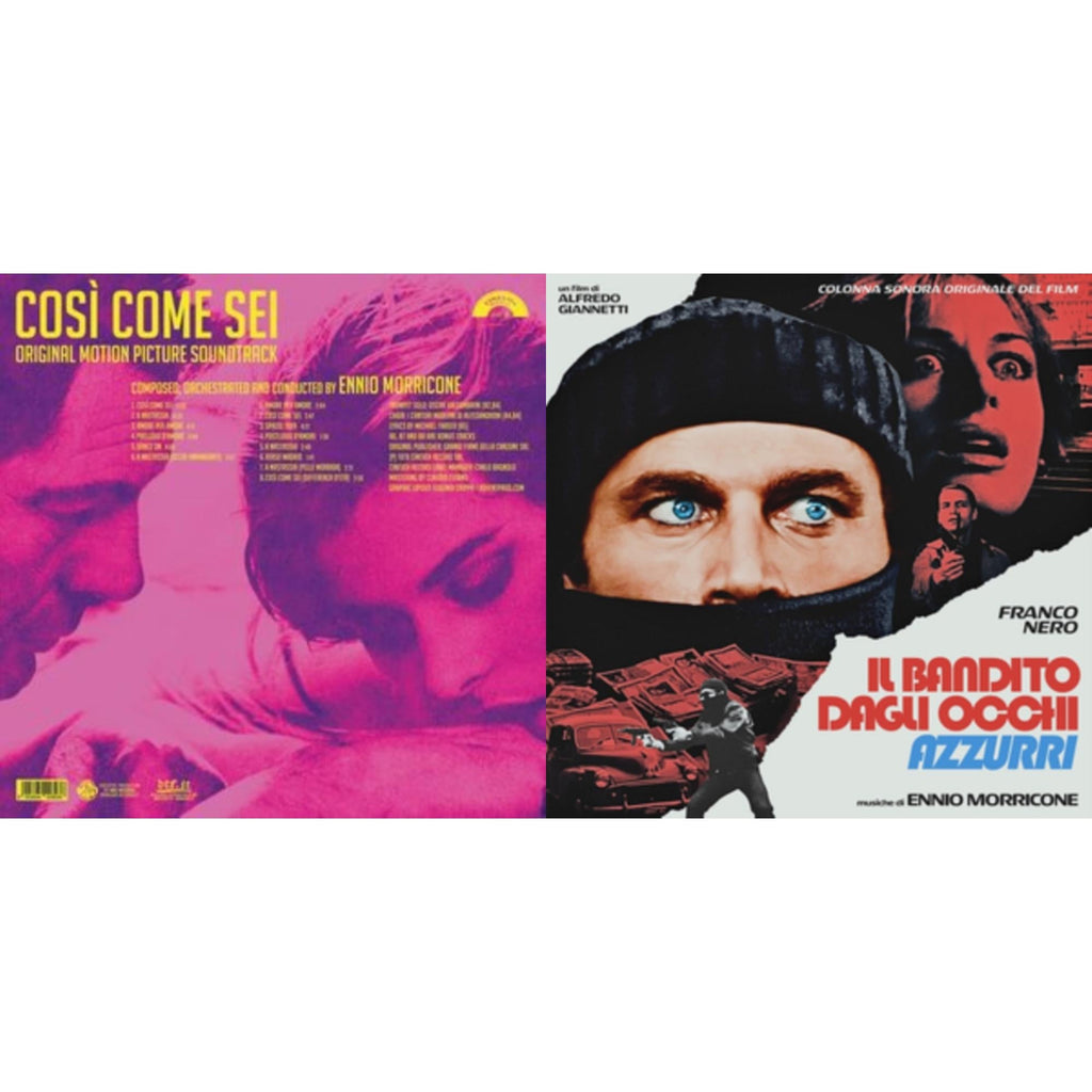 Così Come Sei Ost (Limited/180G/Solid Pink LP Vinyl) & Blue-Eyed Bandit (Il Bandito Dagli Occhi Azzurri) Ost (Blue LP Vinyl) (Rsd)
