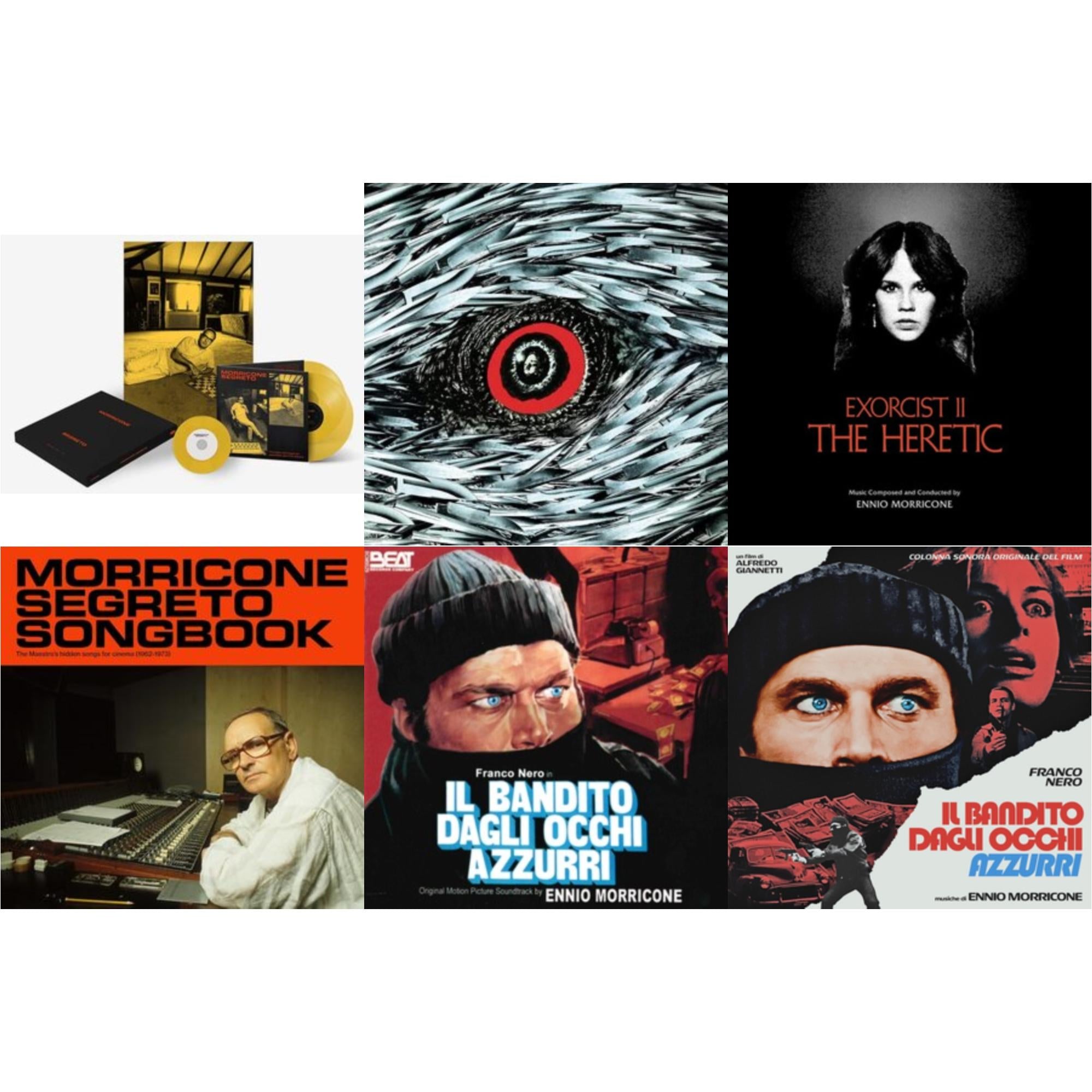 This is a 6 LP Vinyl SKU bundle.
1.This LP Vinyl is brand new.Format: LP VinylMusic Style: ScoreThis item's title is: Morricone Segreto (Yellow Vinyl/2LP/7Inch Single Collector's Edition)Artist: Ennio MorriconeLabel: DECCABarcode: 602435313849Release Date: 1/22/2021
2.