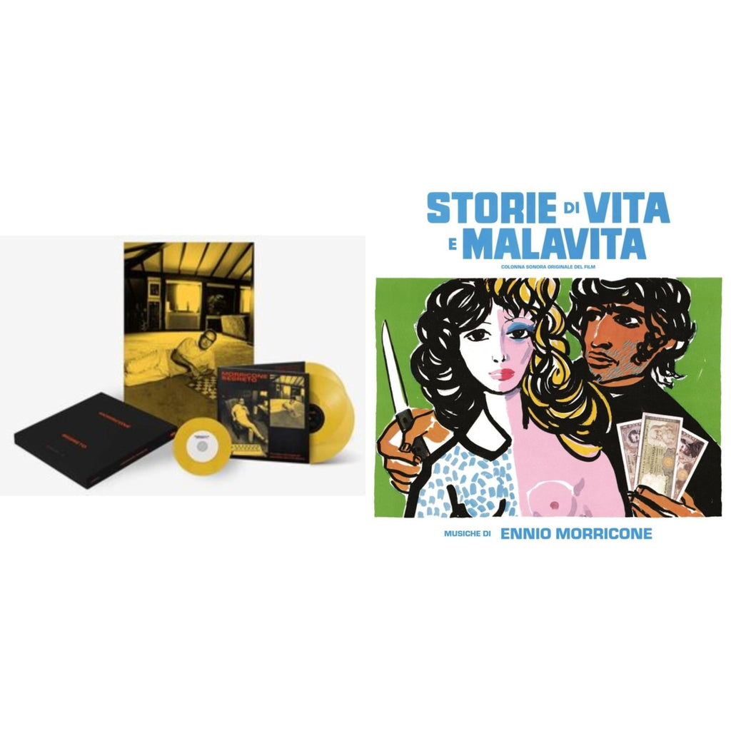 Morricone Segreto (Yellow Vinyl/2LP/7Inch Single Collector's Edition) & Storie Di Vita E Malavita (Colonna Sonora Originale Del Film)