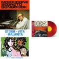 Morricone Segreto Songbook (1962-1973) (2LP) & Storie Di Vita E Malavita (Colonna Sonora Originale Del Film) & Orca (Music From The Motion Picture) (Reel Cut Series) (Red LP Vinyl)