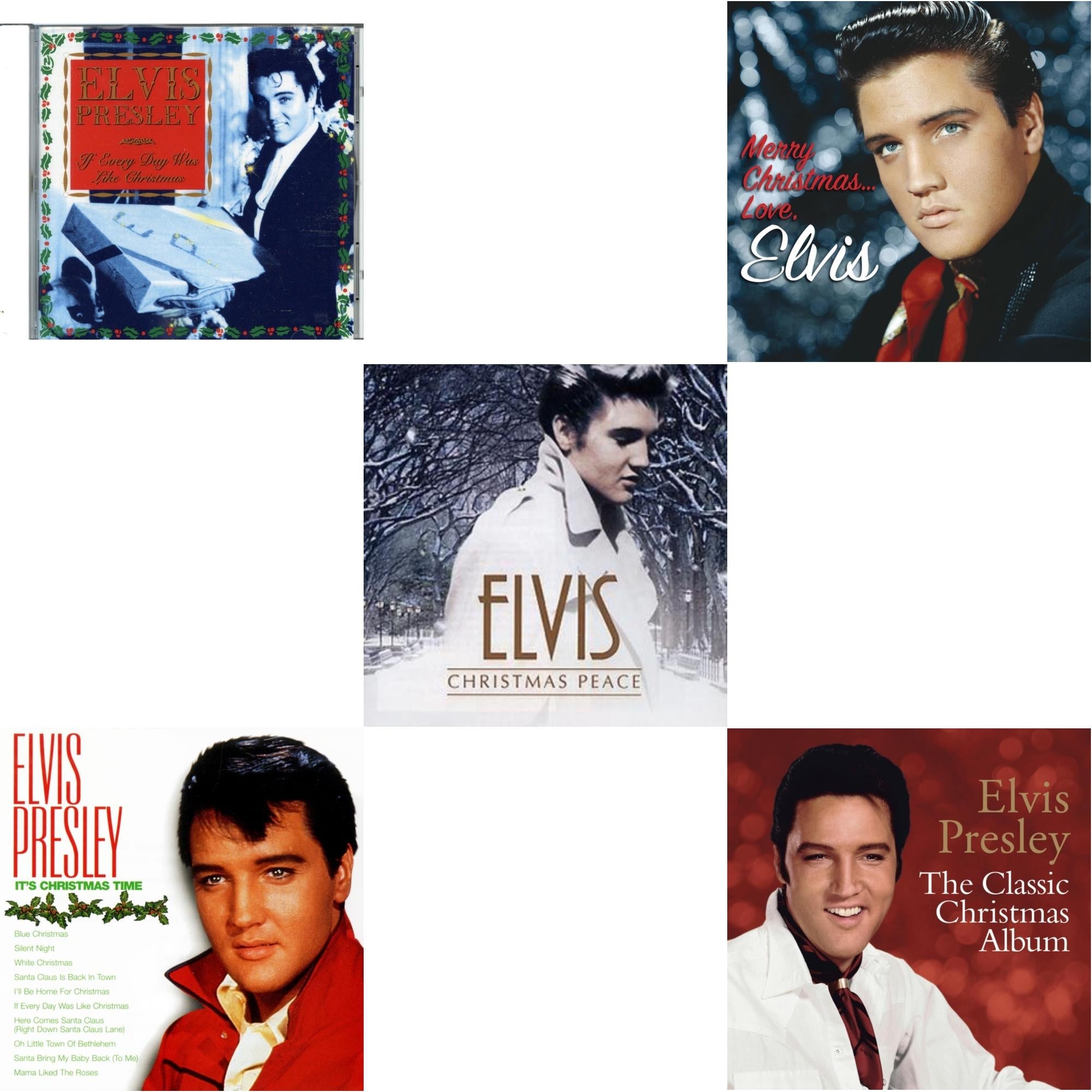 If Every Day Was Like Christmas & It's Christmas Time & Christmas Peace & Merry Christmas...Love, Elvis & The Classic Christmas Album