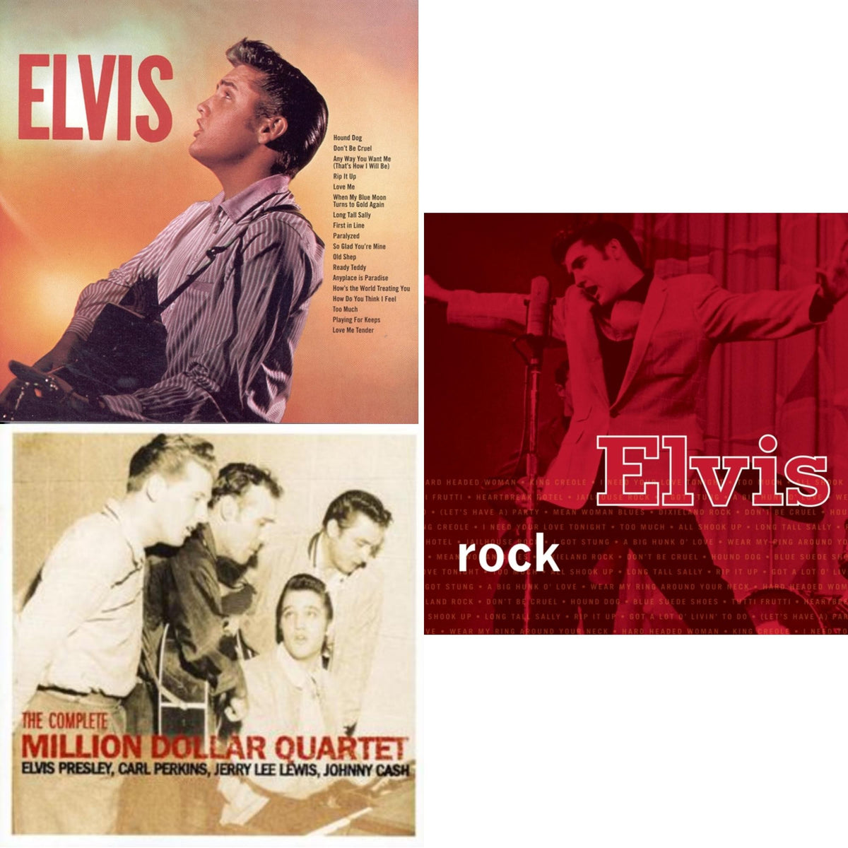Complete Million Dollar Quartet & Elvis & Elvis Rock