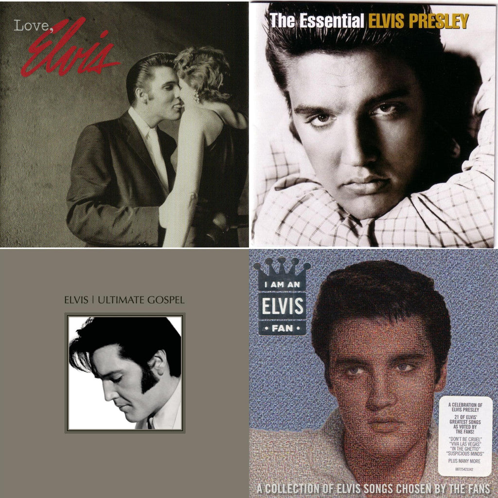 Love Elvis & Essential Elvis Presley & Elvis Ultimate Gospel & I Am An Elvis Fan