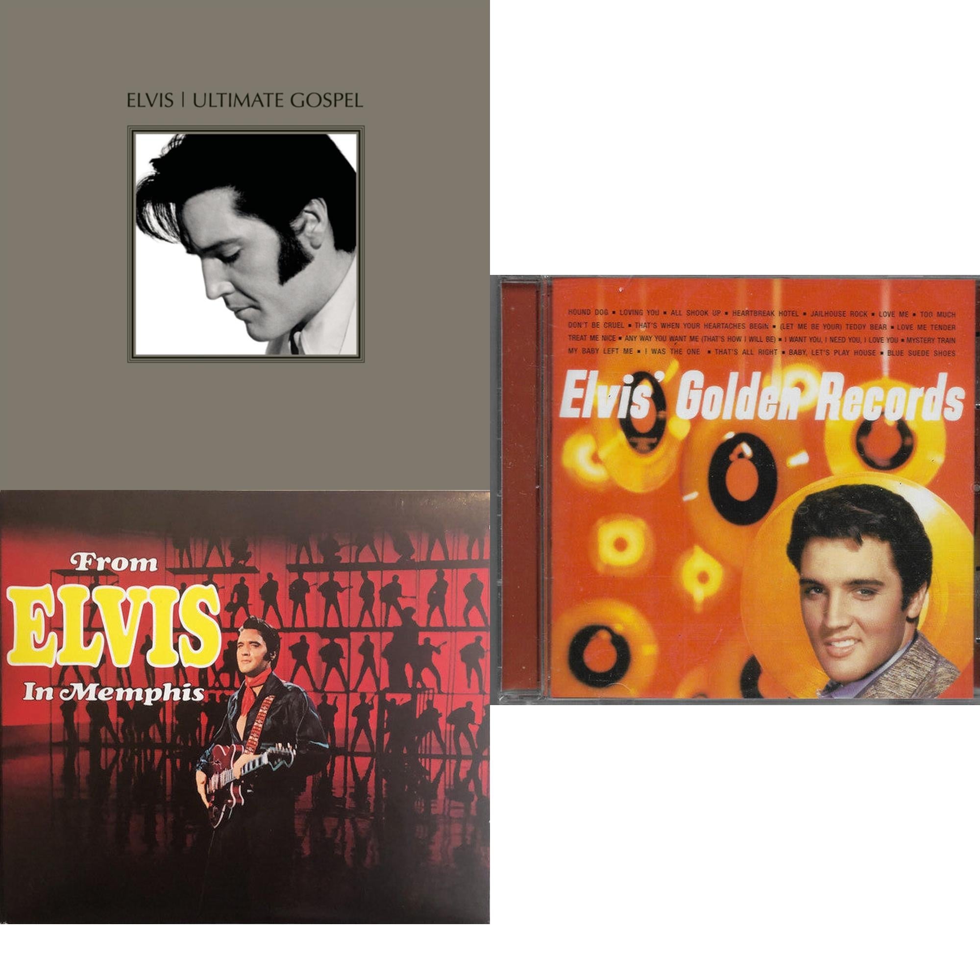 Elvis Ultimate Gospel & From Elvis In Memphis & Elvis Golden Records