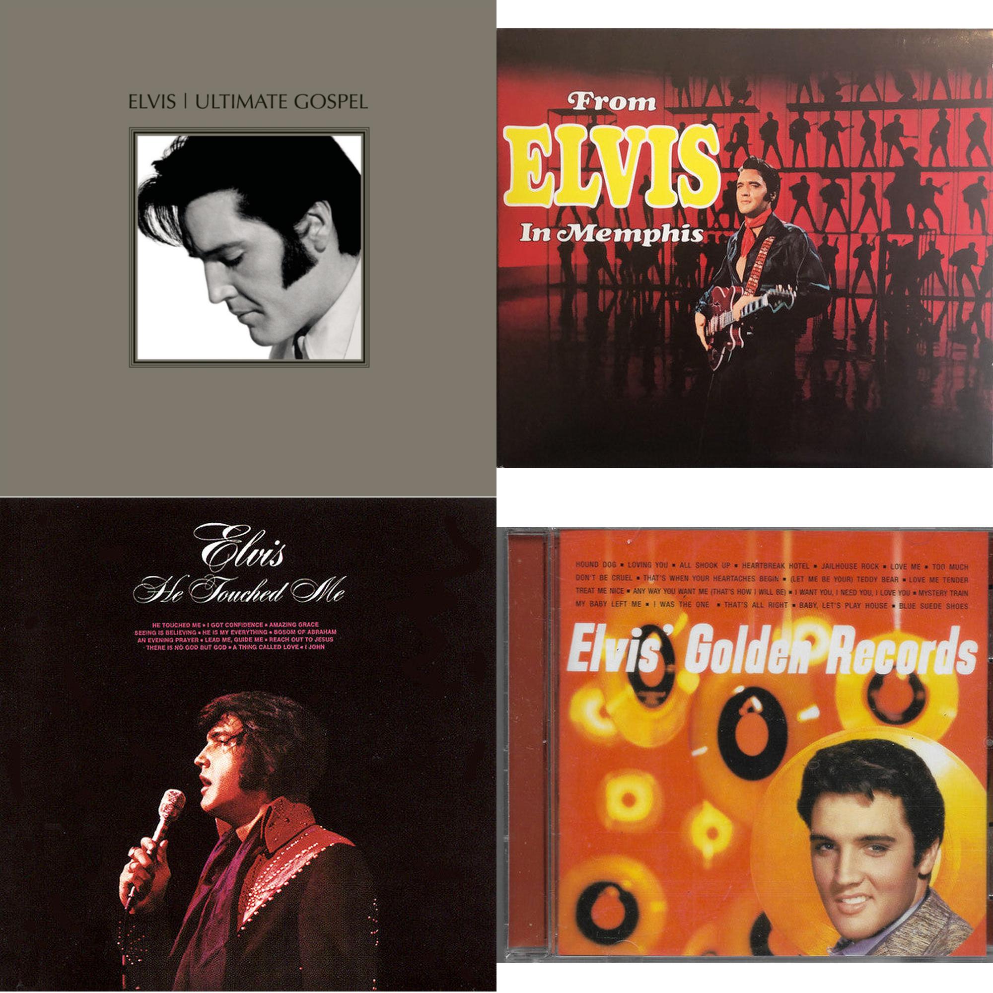Elvis Ultimate Gospel & From Elvis In Memphis & He Touched Me & Elvis Golden Records