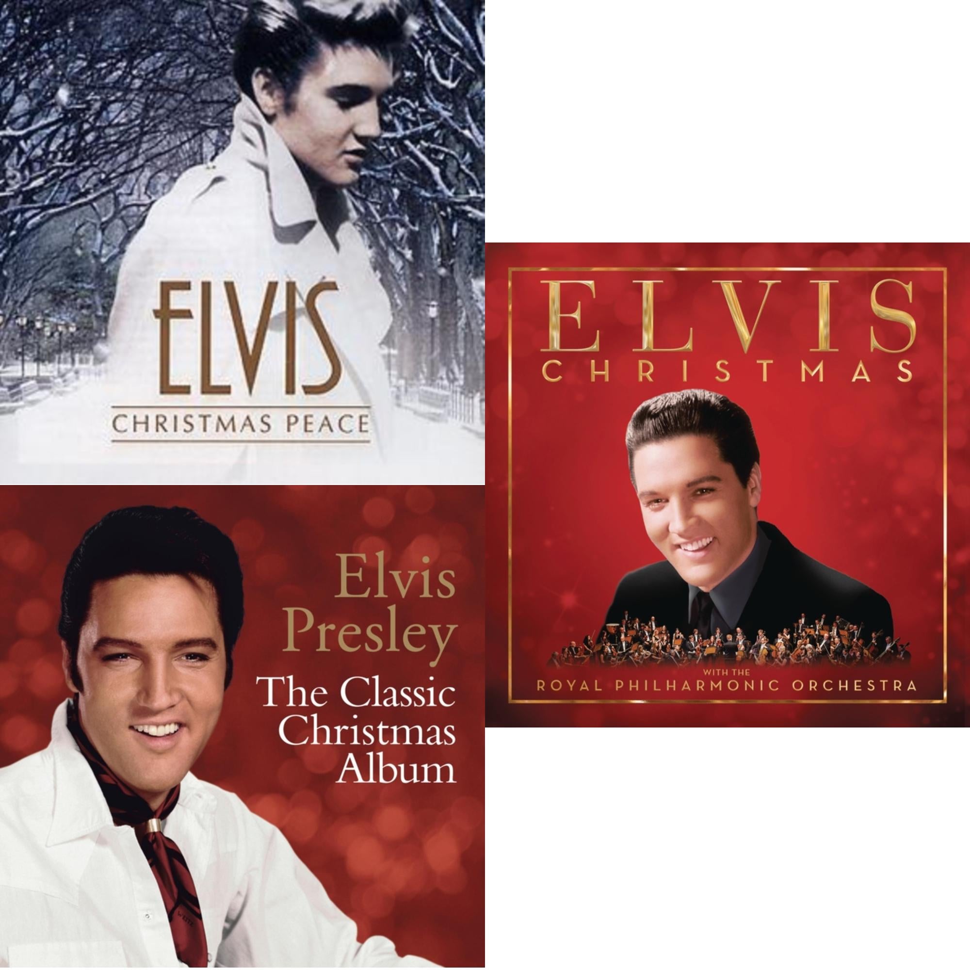 Christmas Peace & The Classic Christmas Album & Christmas With Elvis And The Royal Philharmonic Orchestra (Deluxe)
