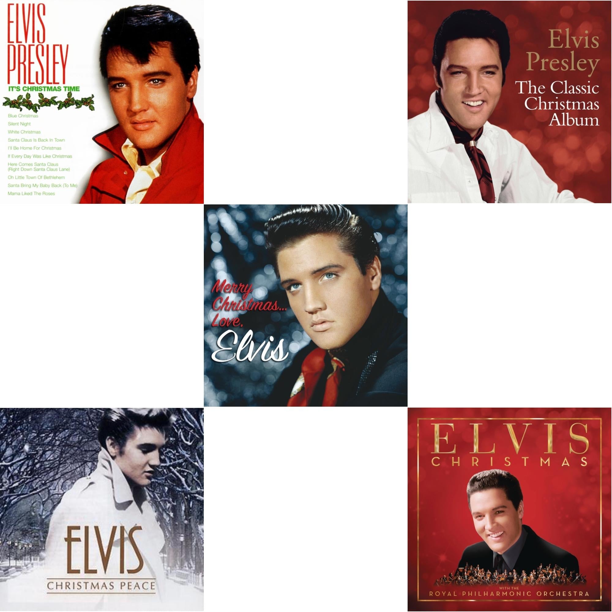 It's Christmas Time & Christmas Peace & Merry Christmas...Love, Elvis & The Classic Christmas Album & Christmas With Elvis And The Royal Philharmonic Orchestra (Deluxe)