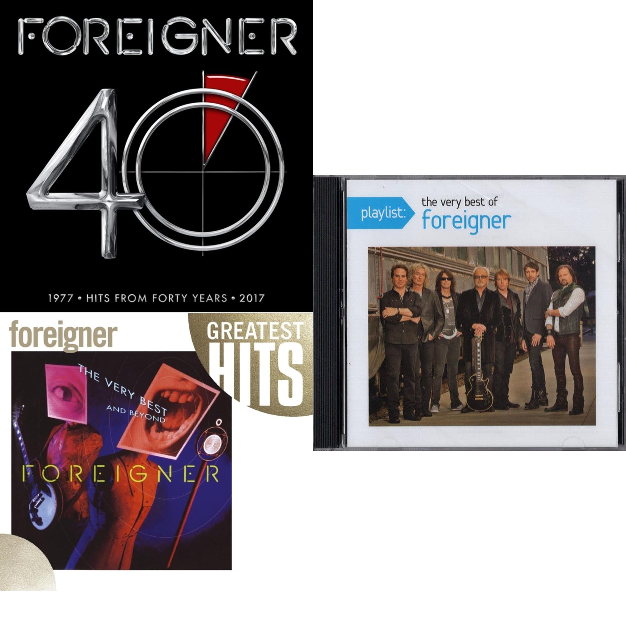 40 (3CD) & Very Best Of & Beyond & Playlist: Very Best Of Foreigner