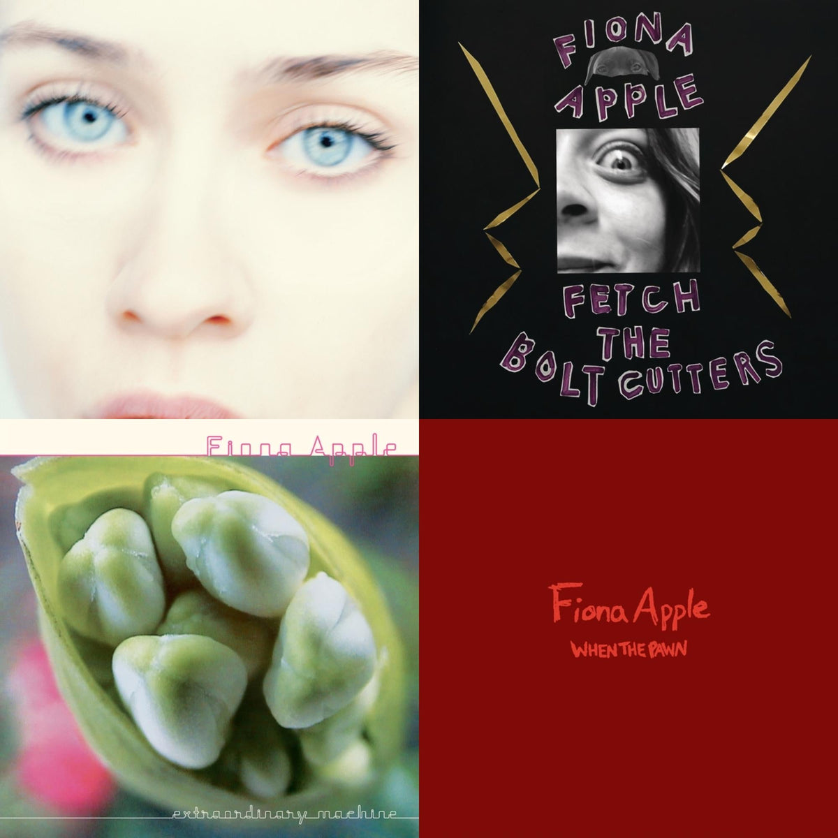 This is a 4 LP Vinyl SKU bundle.
1.This LP Vinyl is brand new.Format: LP VinylThis item's title is: Tidal (2LP/180G/45 RPM)Artist: Fiona AppleBarcode: 194398742410Release Date: 12/8/2023
2.This LP Vinyl is brand new.