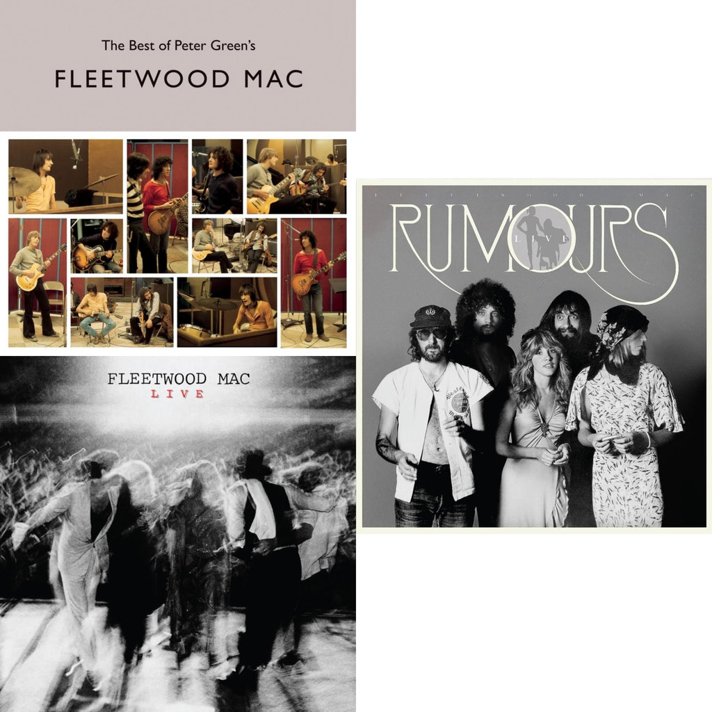 Best Of Peter Green's Fleetwood Mac (2LP/140G) & Fleetwood Mac Live (Super Deluxe Edition/2LP/3CD/7Inch) & Rumours Live (2LP)