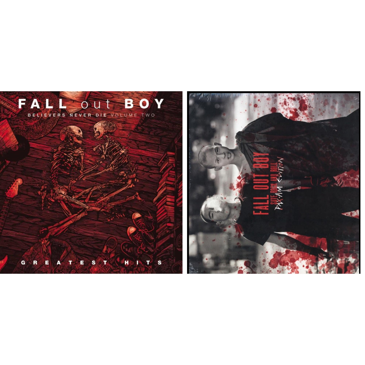 This is a 2 LP Vinyl SKU bundle.
1.This LP Vinyl is brand new.Format: LP VinylThis item's title is: Believers Never Die (Vol. 2)Artist: Fall Out BoyLabel: ISLANDBarcode: 602508363139Release Date: 1/10/2020
2.This LP Vinyl is brand new.